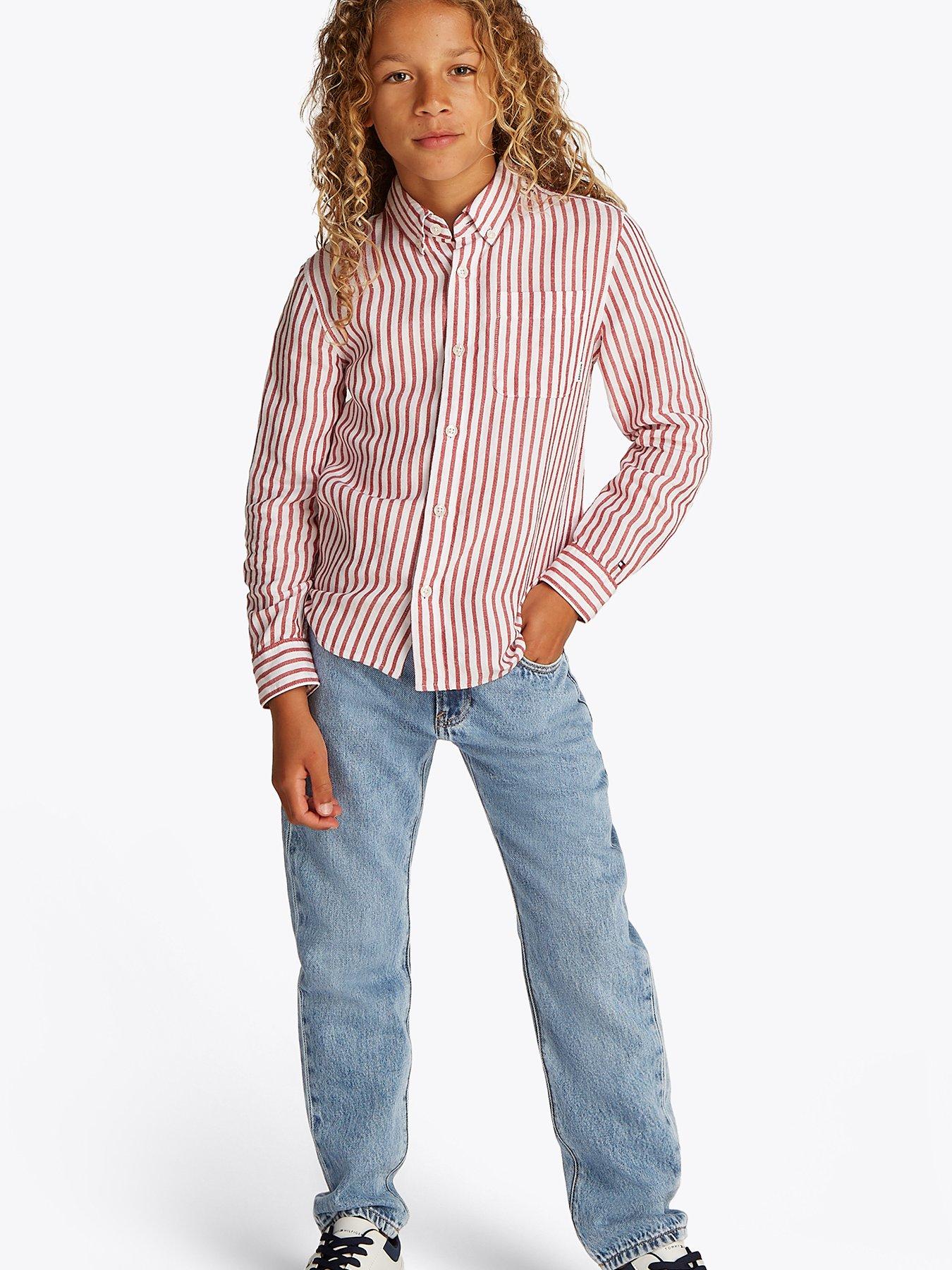 undefined Boys Modern Straight Blue Denim Jean - Blue