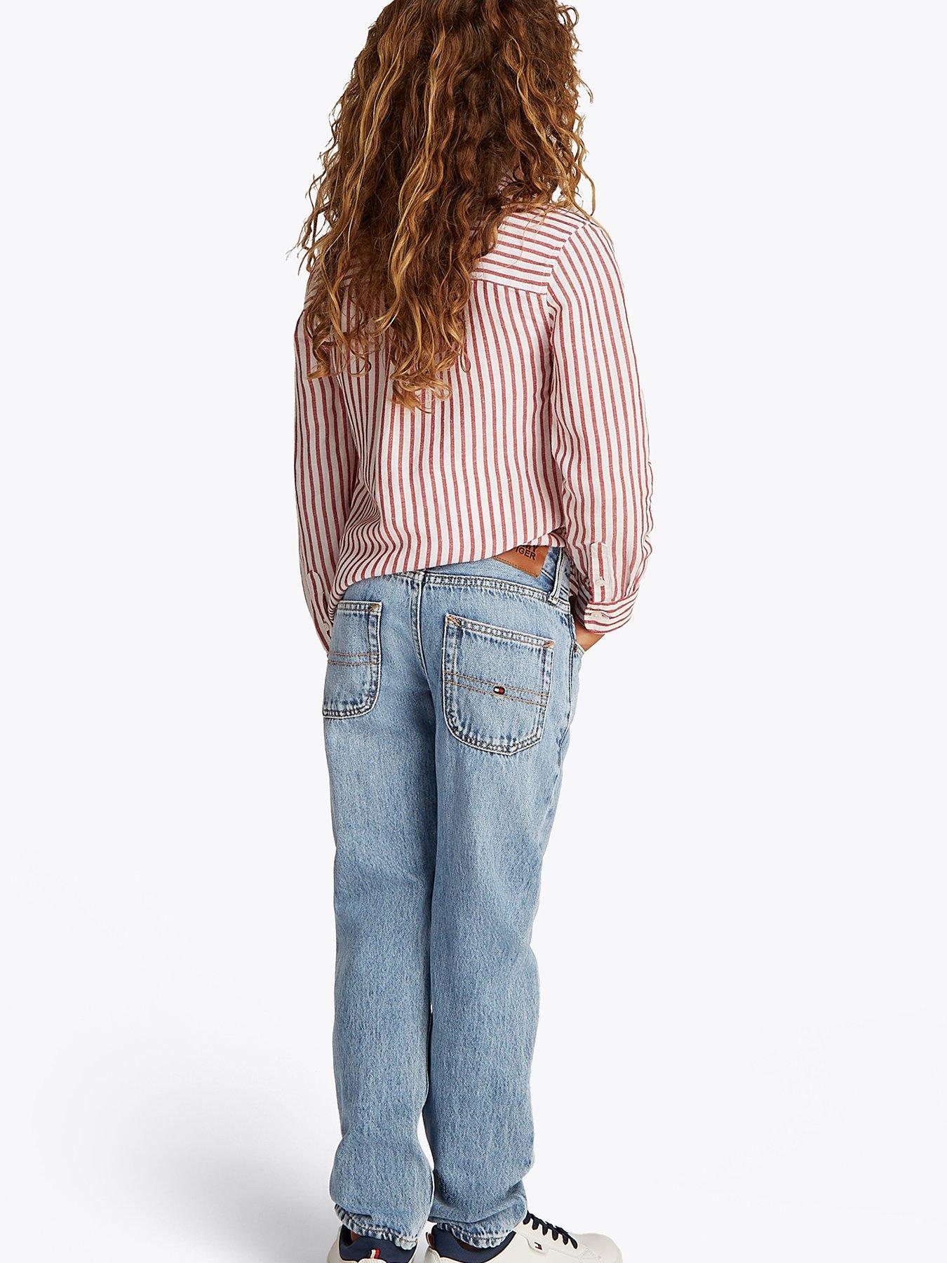Image 3 of 5 of Tommy Hilfiger Boys Modern Straight Blue Denim Jean - Blue
