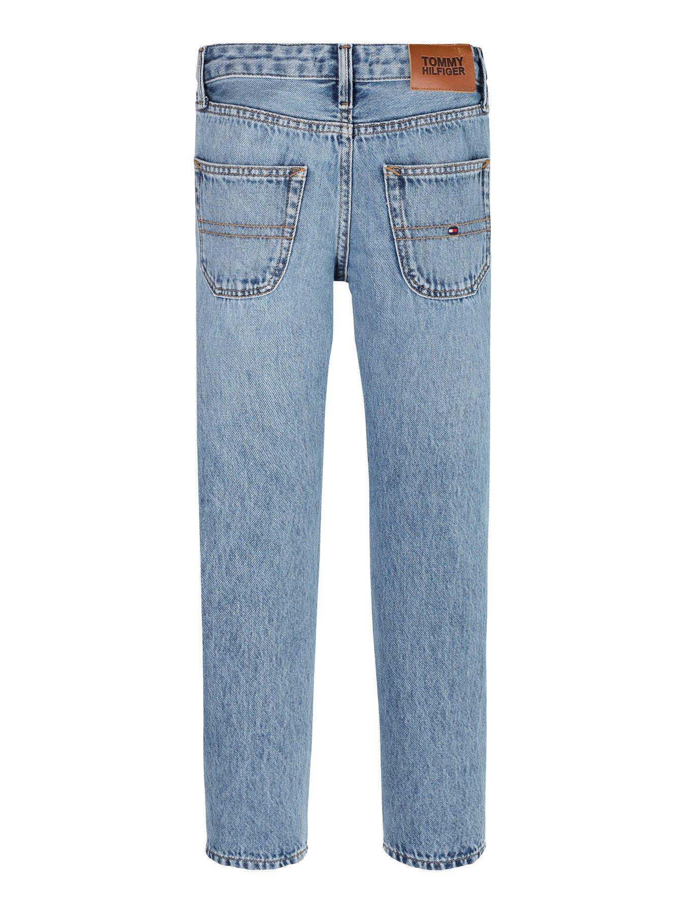 Image 5 of 5 of Tommy Hilfiger Boys Modern Straight Blue Denim Jean - Blue