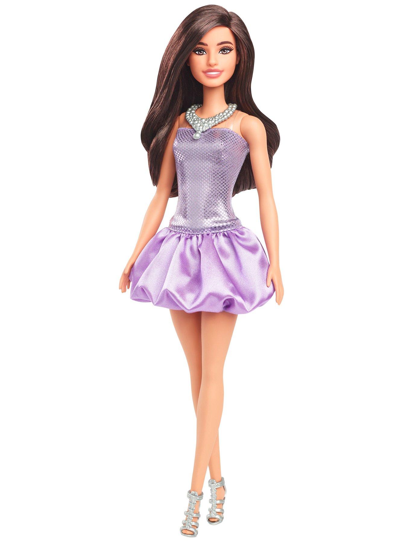Barbie Barbie Fashionistas Doll #234 in Sequined Purple Dress and