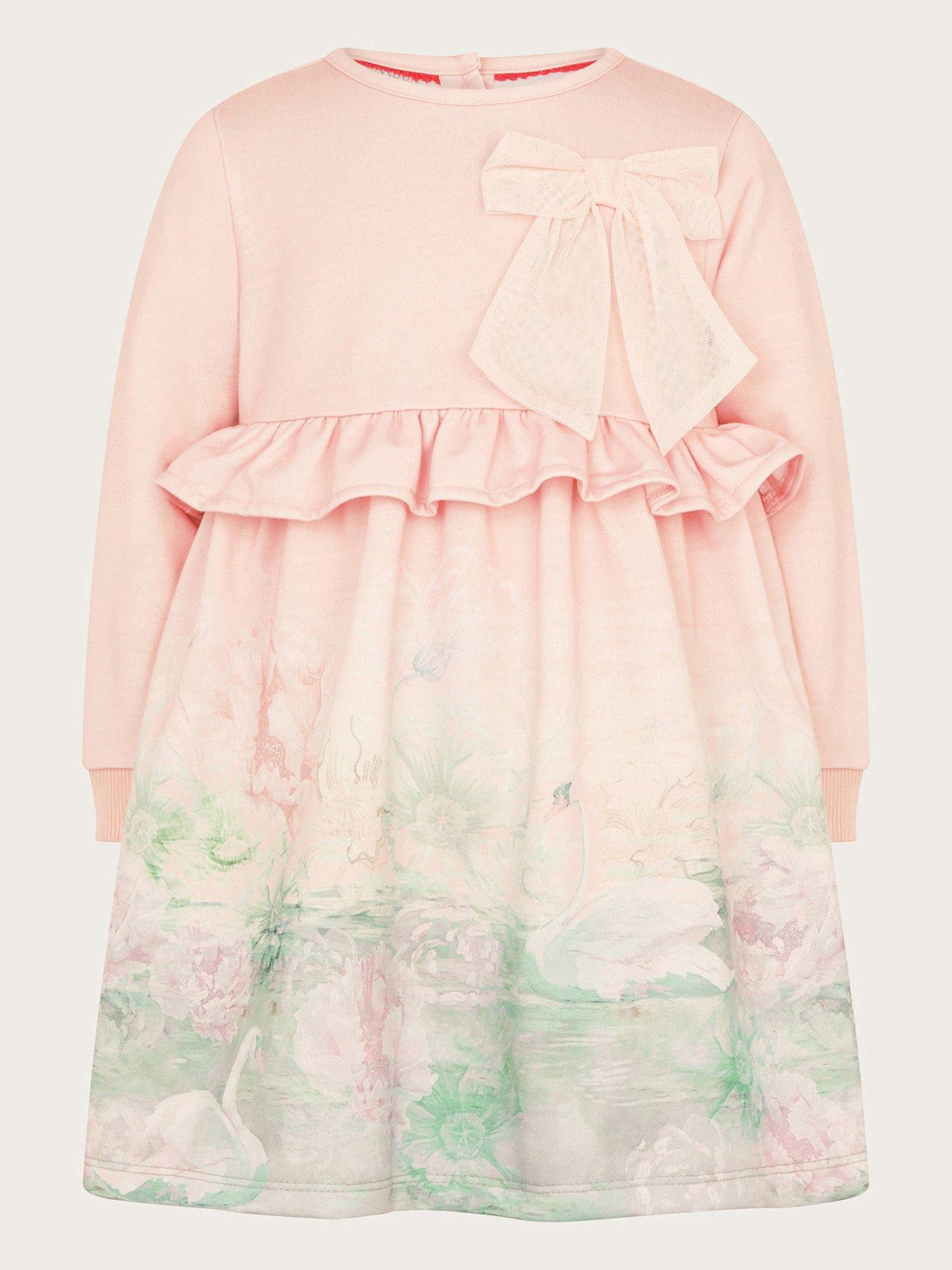 monsoon-baby-girls-swan-scene-sweatshirt-dress-pink