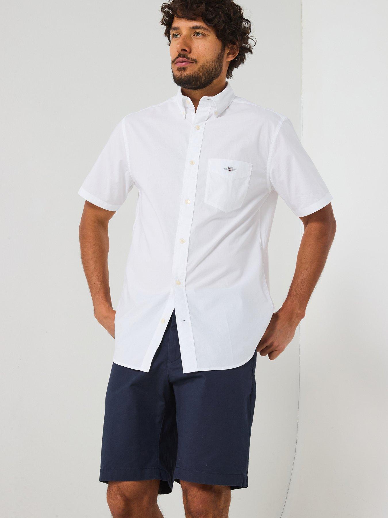 gant-regaular-fit-classic-poplin-short-sleeve-shirt-white