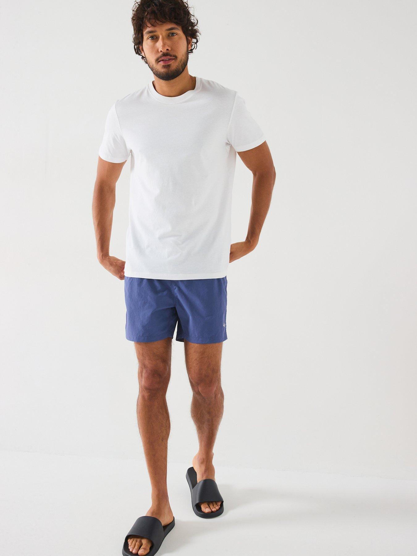 Image 3 of 4 of GANT Logo Swim Shorts - Navy