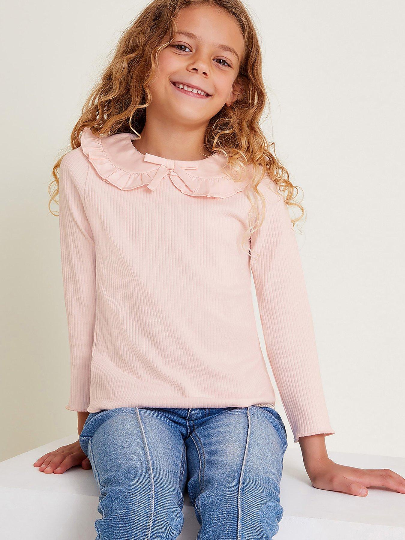 monsoon-girls-satin-collar-long-sleeve-rib-top-pink