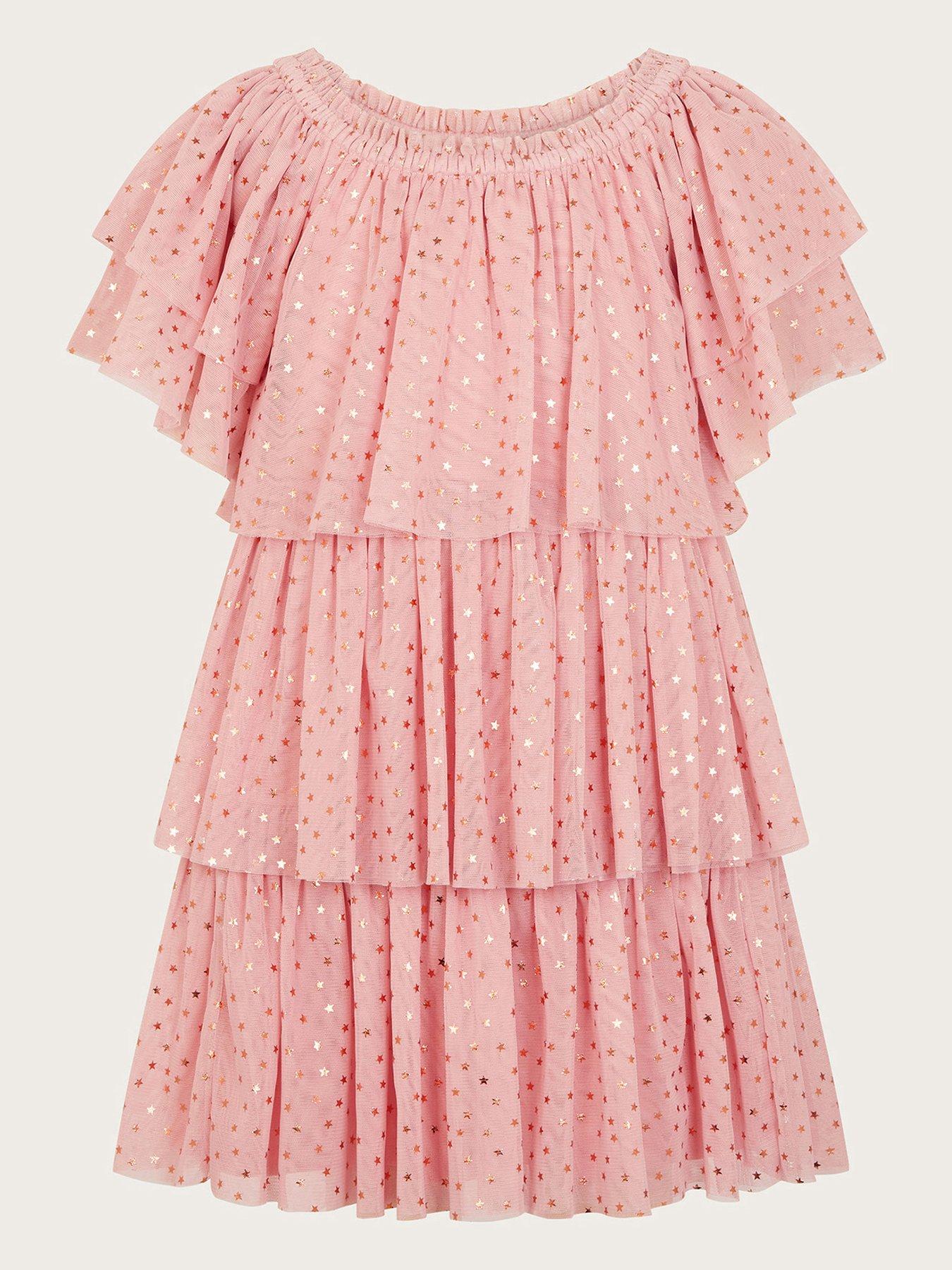 monsoon-girls-metallic-star-tiered-mesh-dress-pink