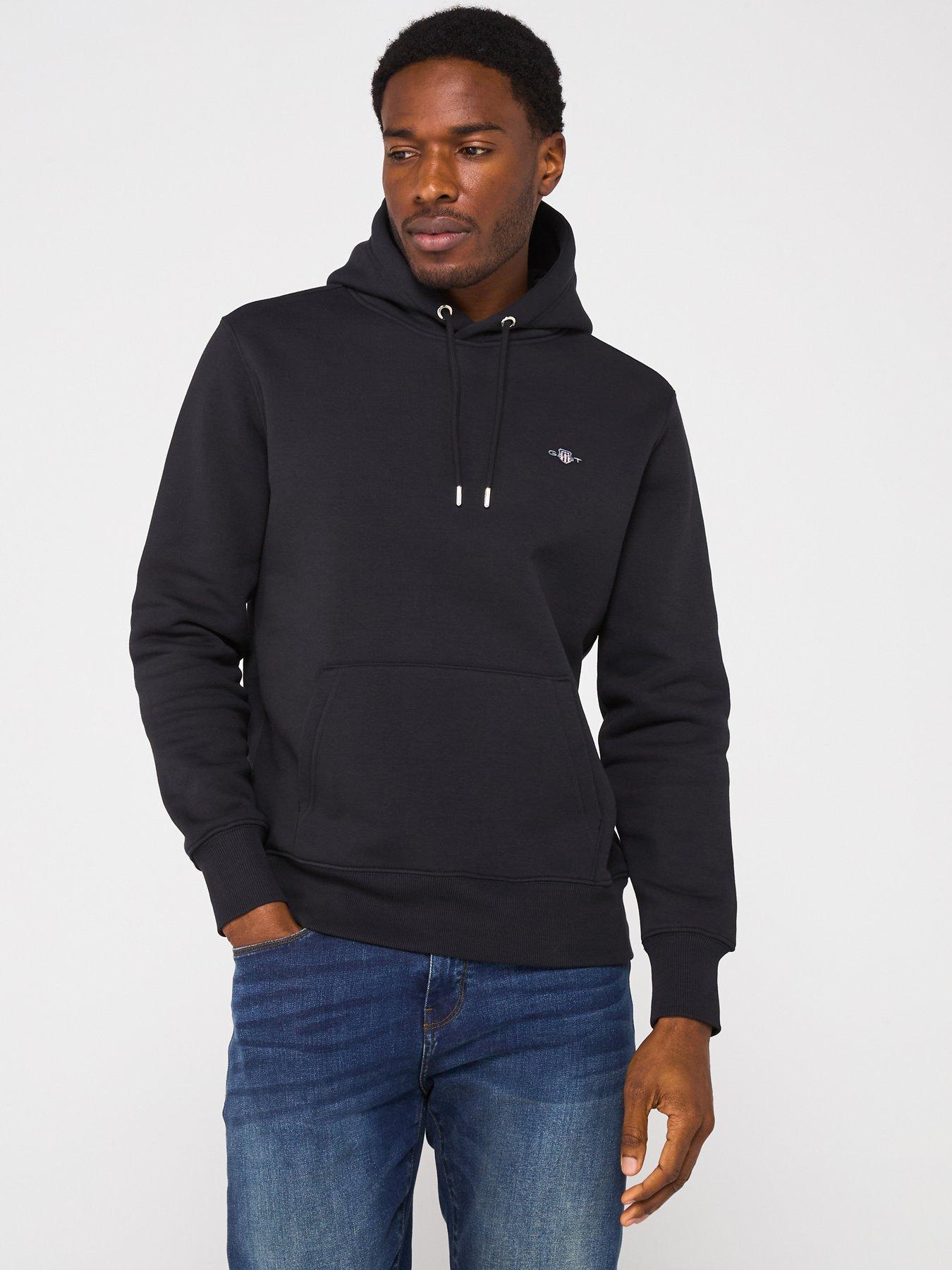 gant-regular-fit-hoodie-black