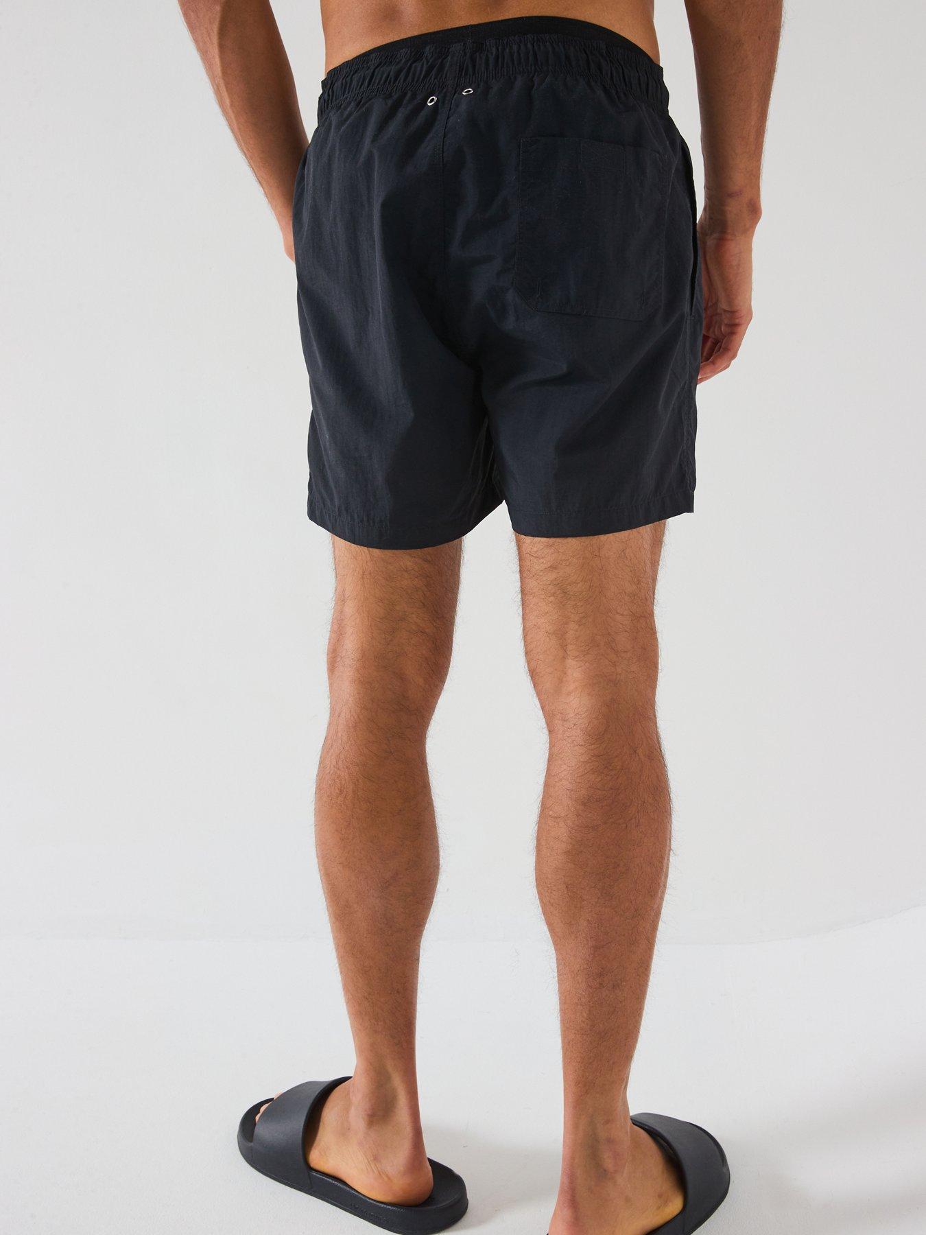 Image 2 of 5 of GANT Logo Swim Shorts - Black