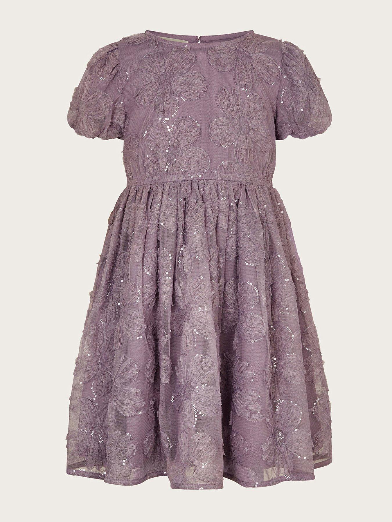 monsoon-girls-textured-short-sleeve-sequin-flower-dress-lilac