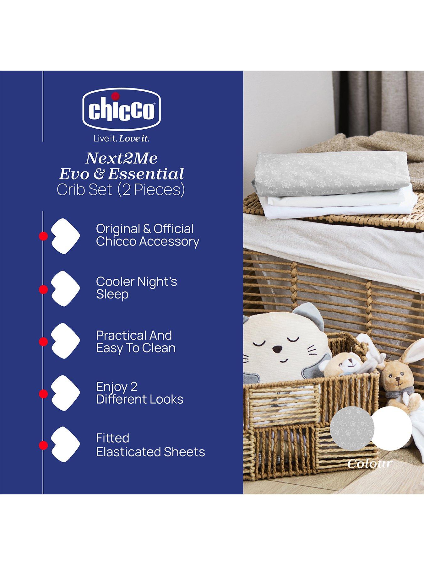 Chicco 50 X 83 Cm Crib Sheets Chicco Next2Me Crib Sheets Set Of