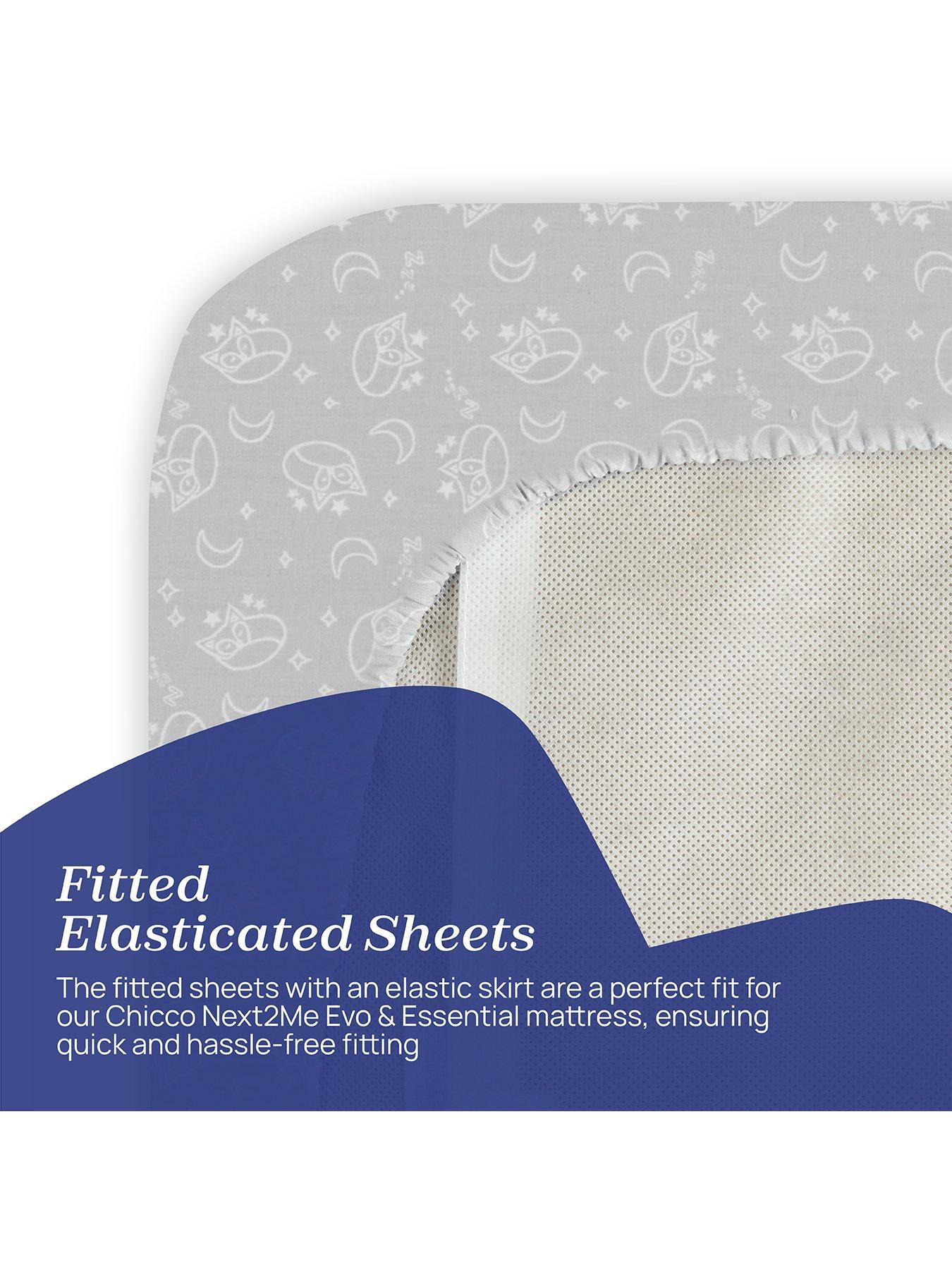 Image 5 of 6 of Chicco Next2Me Crib Sheets Set of 2