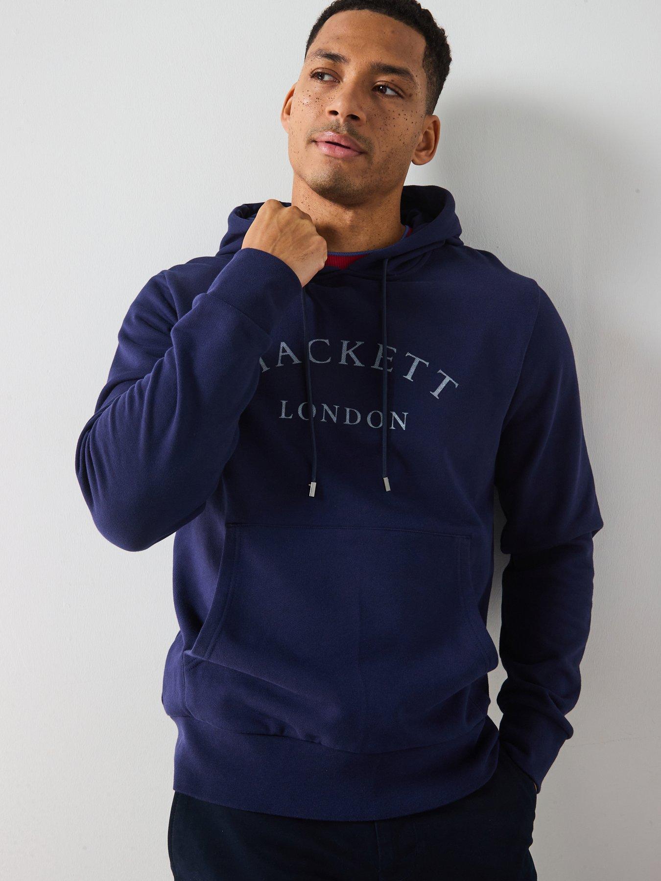 Image 1 of 6 of Hackett Heritage Hoodie - Navy