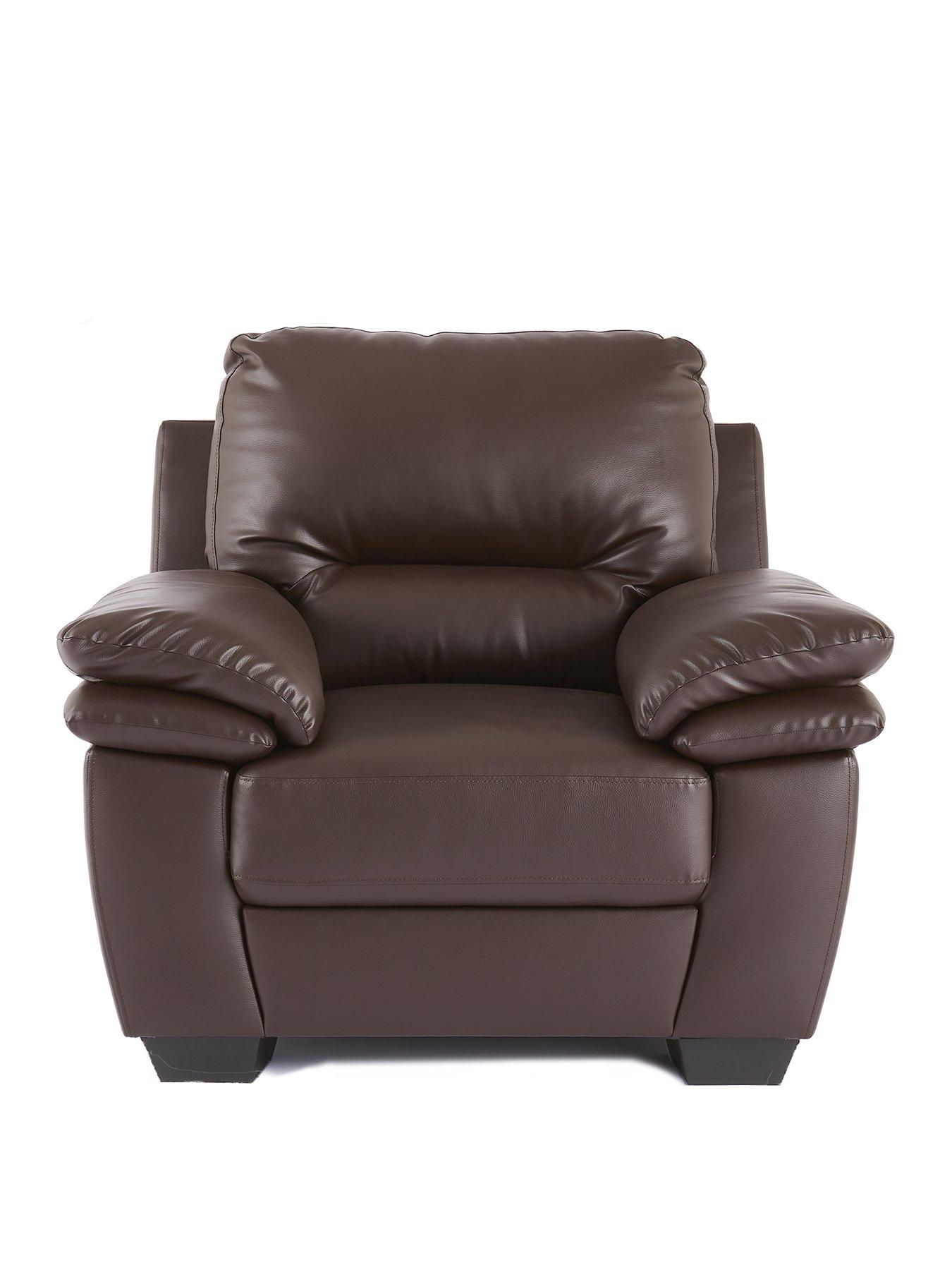 Image 2 of 6 of The Very Collection Leona Faux Leather Armchair&nbsp;- FSC&reg; Certified
