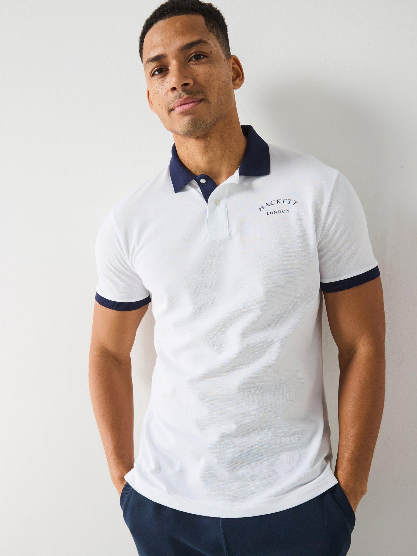 undefined Hackett Heritage Logo Polo Shirt - White