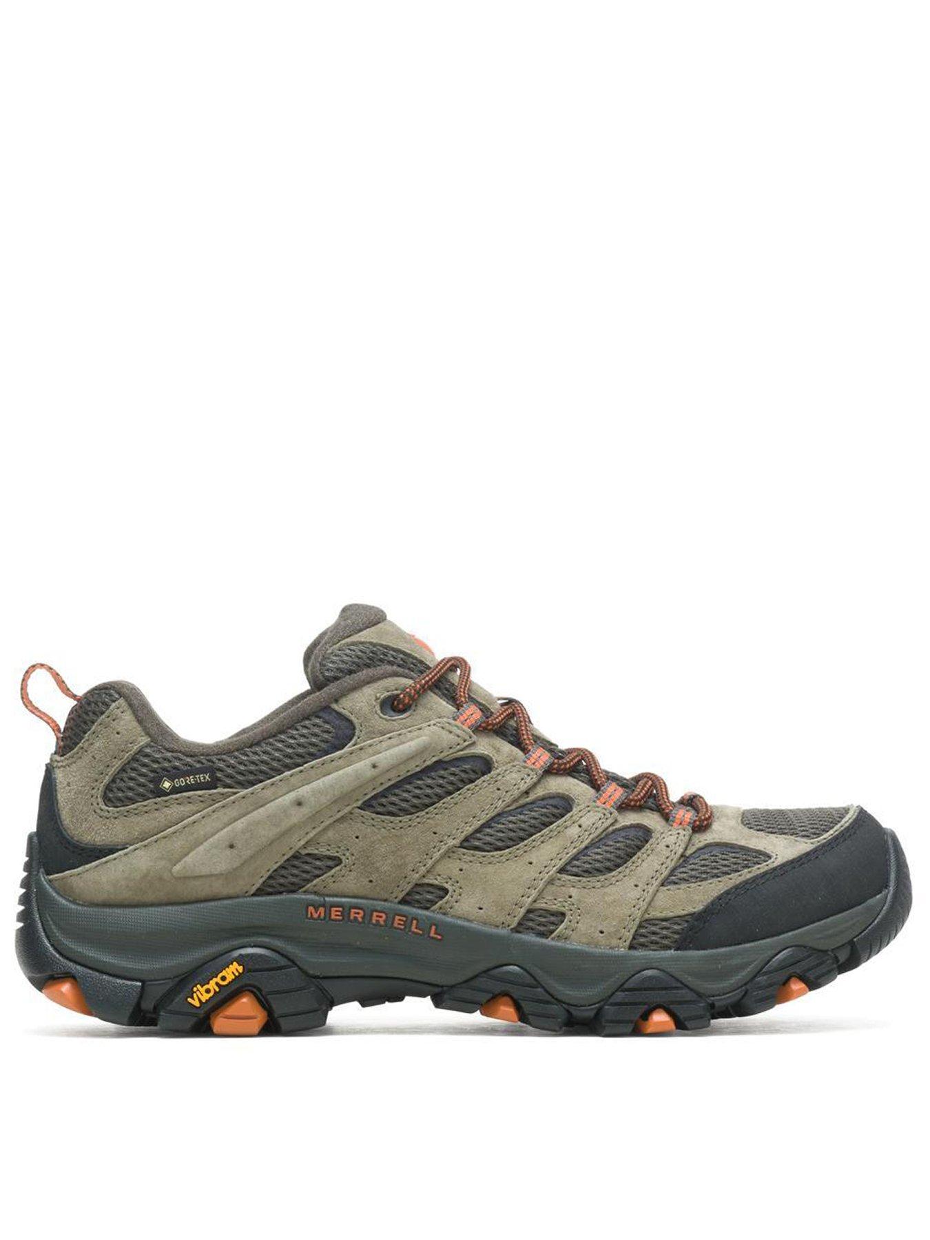 Image 1 of 6 of Merrell Mens Moab Goretex hiking Shoes - Green