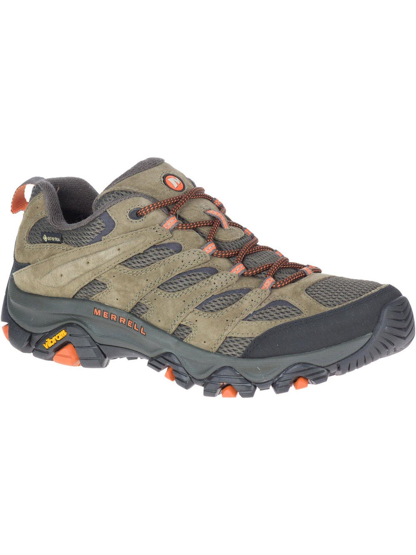 Image 6 of 6 of Merrell Mens Moab Goretex hiking Shoes - Green