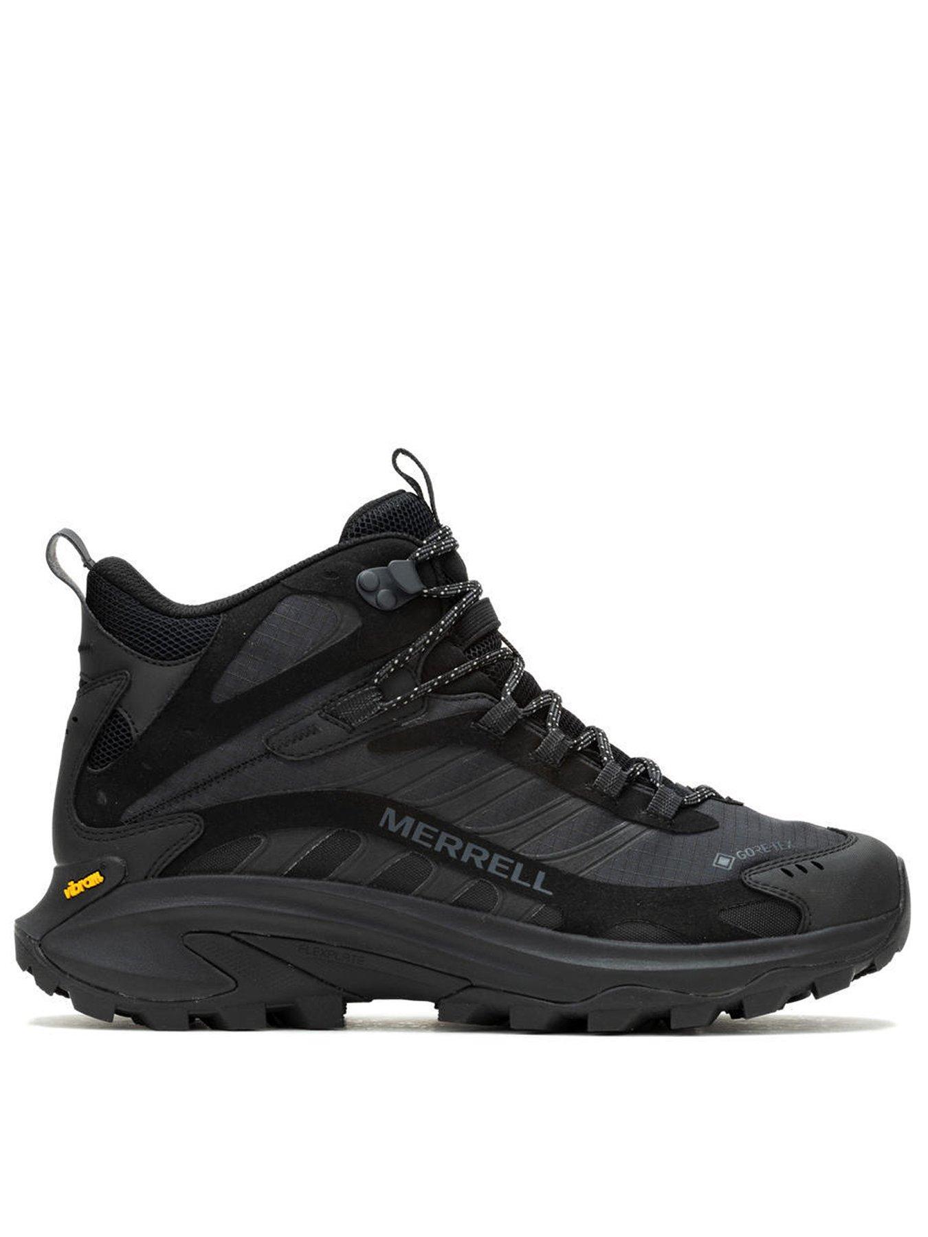 Merrell Men's Moab Speed Mid GORE-TEX Hiking Boots - Black
