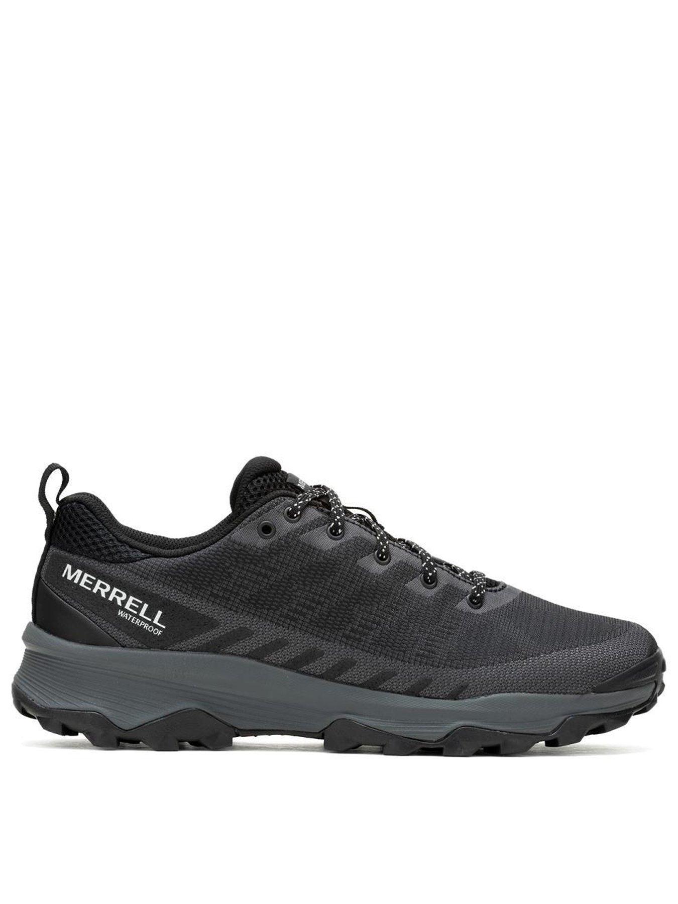Merrell Mens Speed Waterproof Walking Shoes - Black