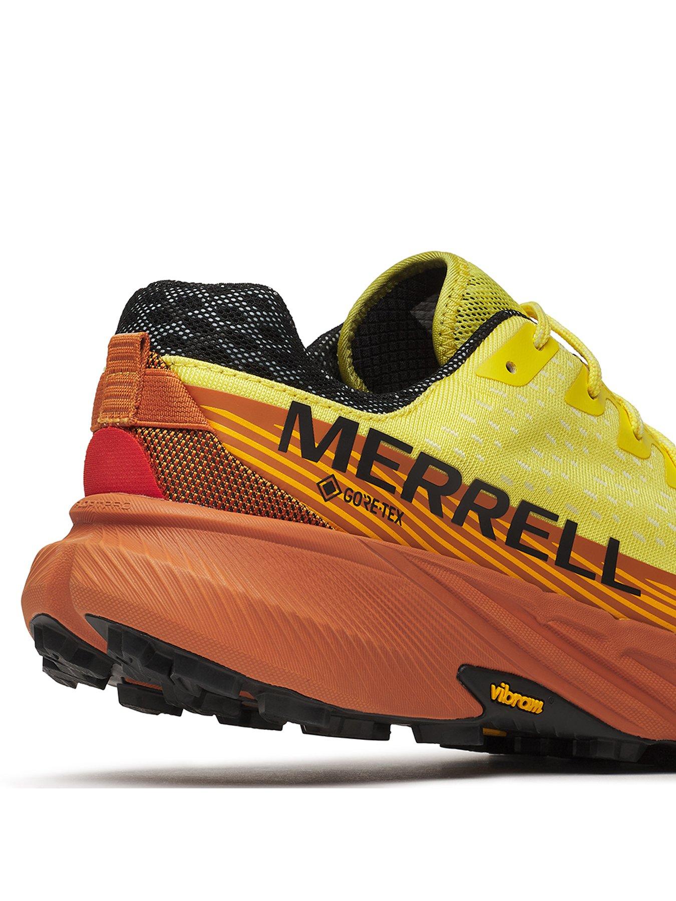 Merrell Mens Agility Peak 5 Goretex trail Running Shoes - Orange | Very ...