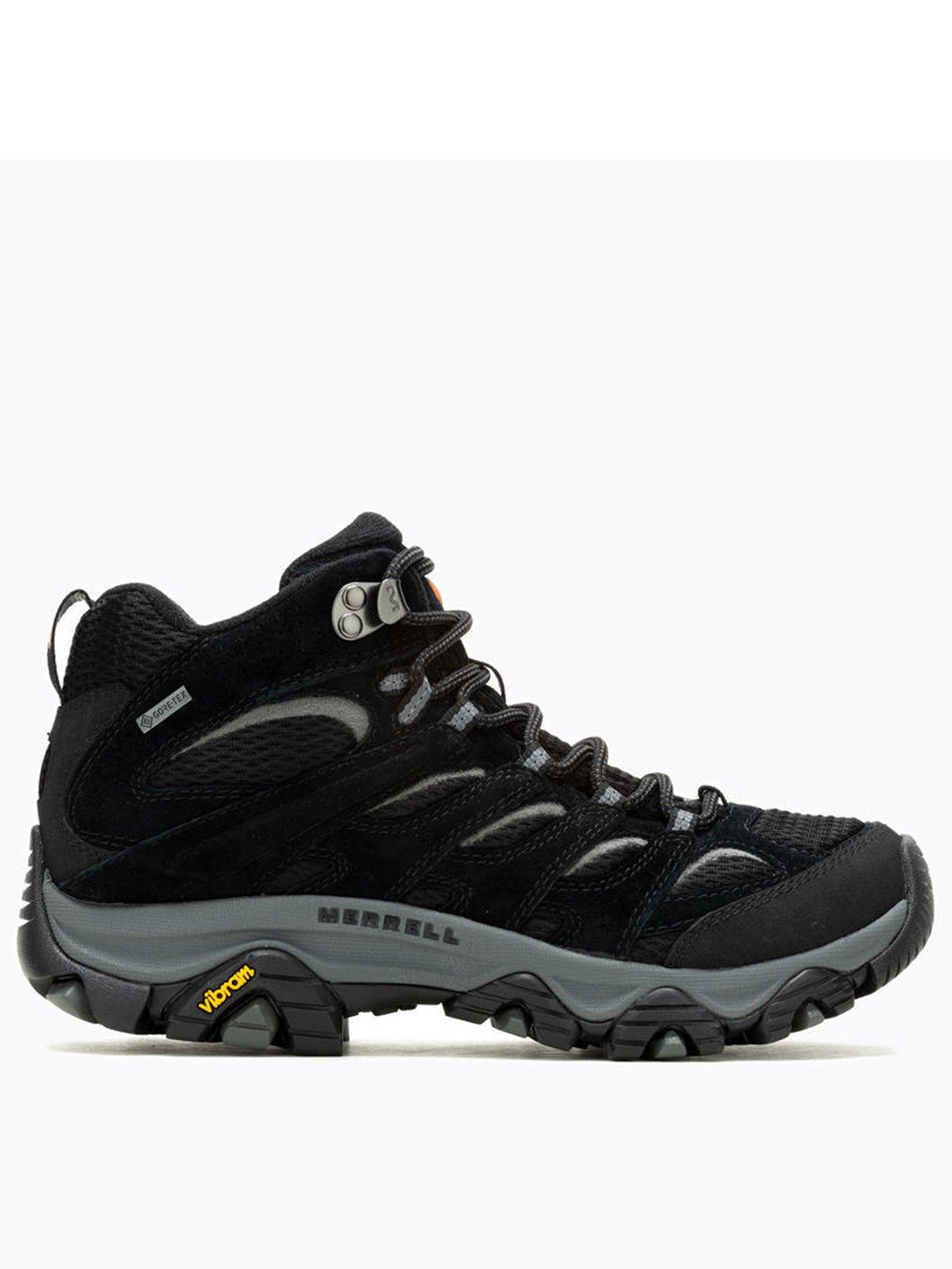 Image 1 of 6 of Merrell Women's Moab Mid GORE-TEX&nbsp;Hiking Boots - Black/Grey