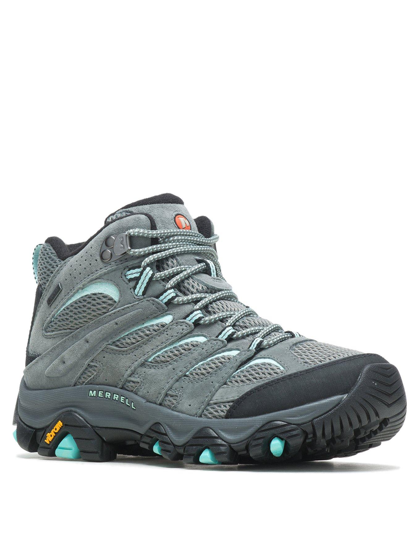 Image 2 of 6 of Merrell Womens Moab Mid Goretex Hiking Boots - Grey