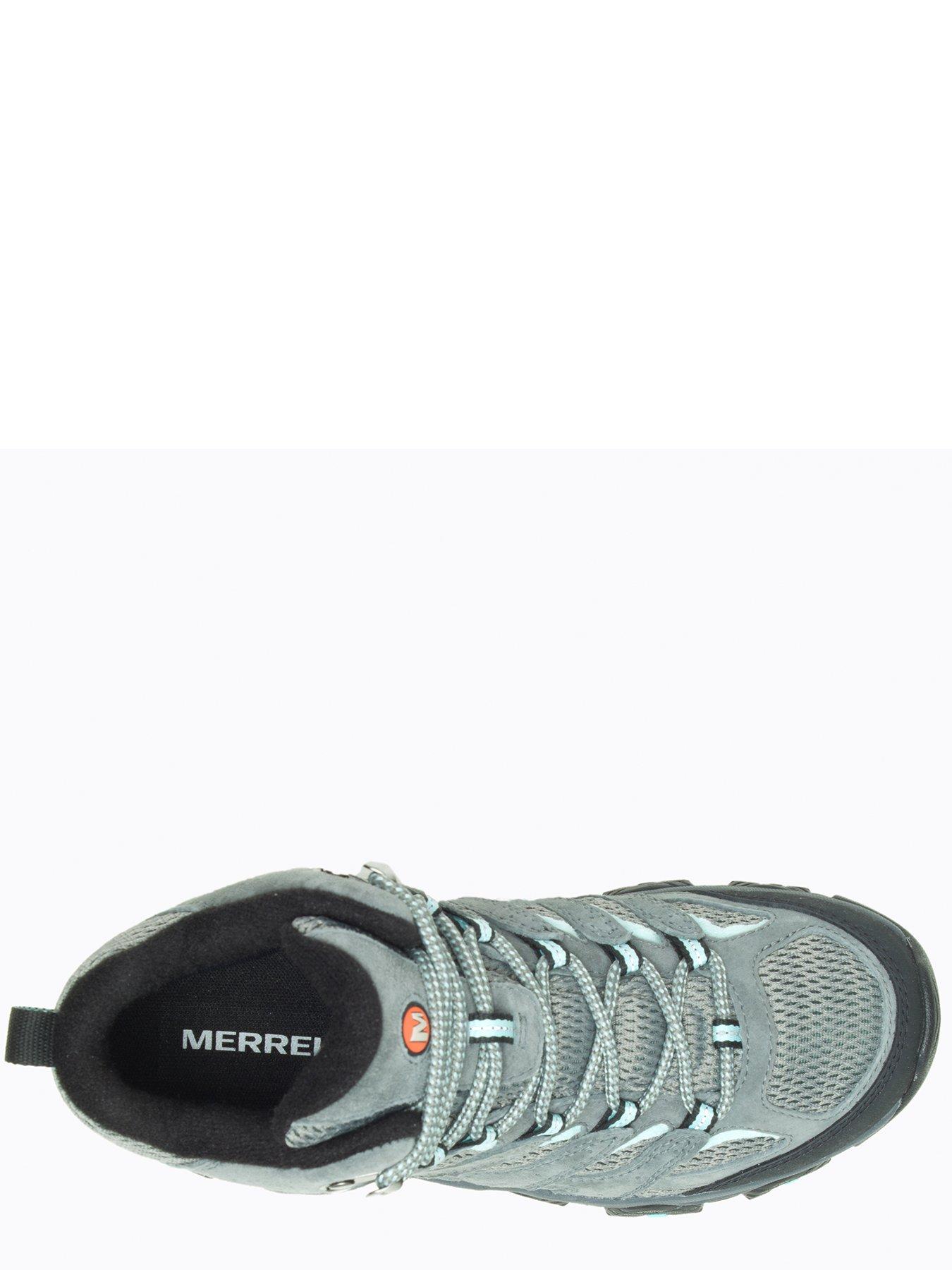 Image 4 of 6 of Merrell Womens Moab Mid Goretex Hiking Boots - Grey