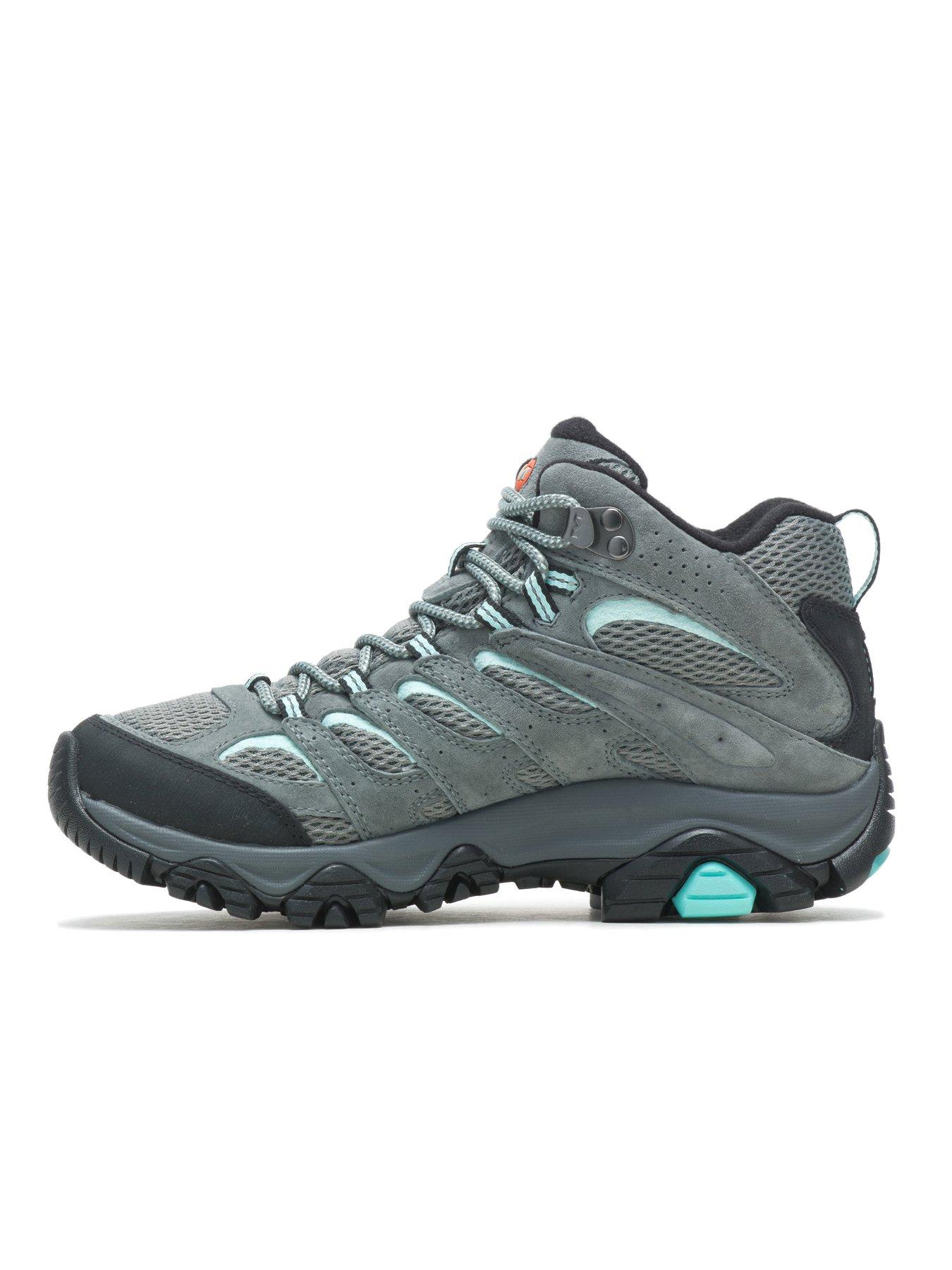 Image 6 of 6 of Merrell Womens Moab Mid Goretex Hiking Boots - Grey