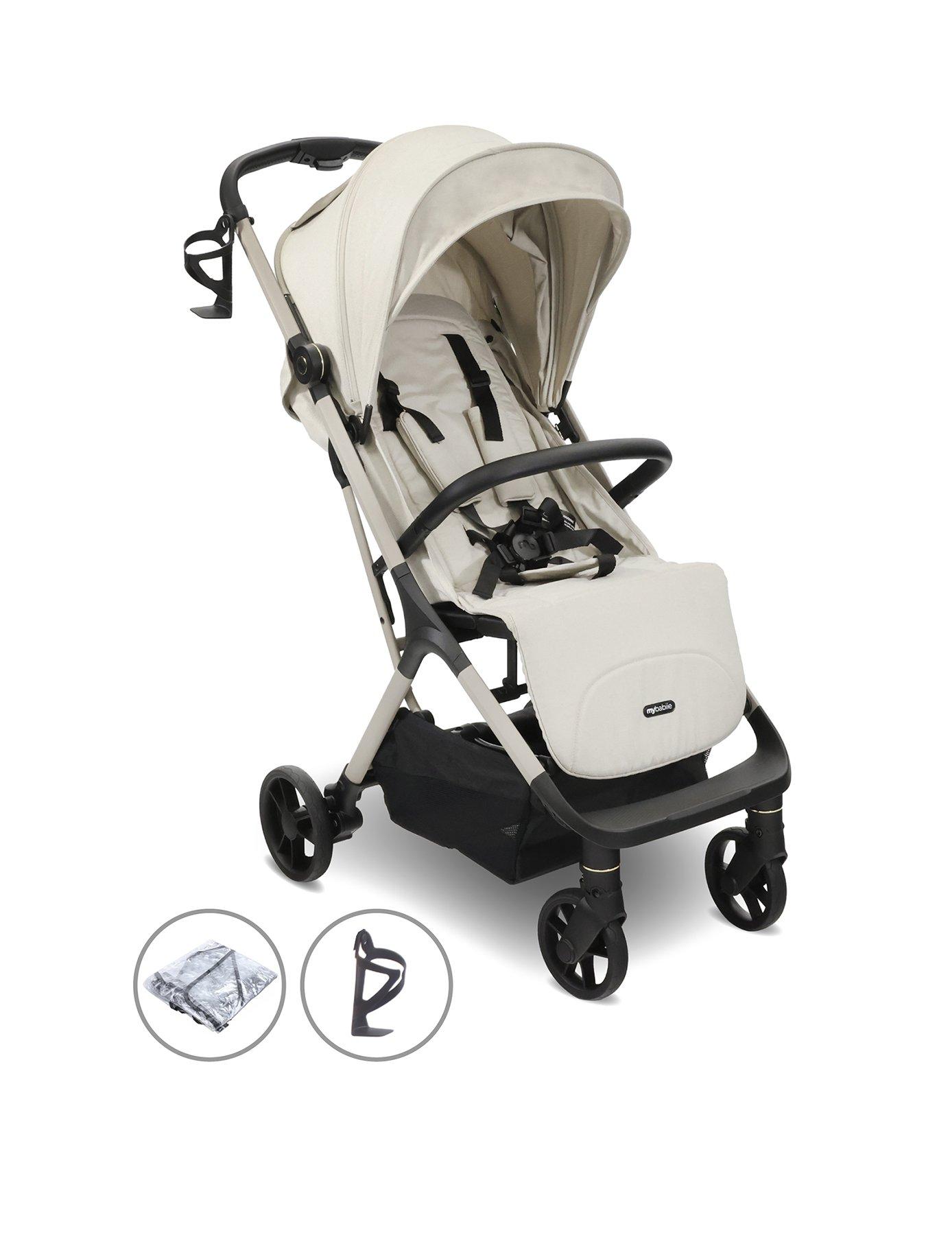 Image 1 of 8 of My Babiie MBX7 Ivory Compact Stroller