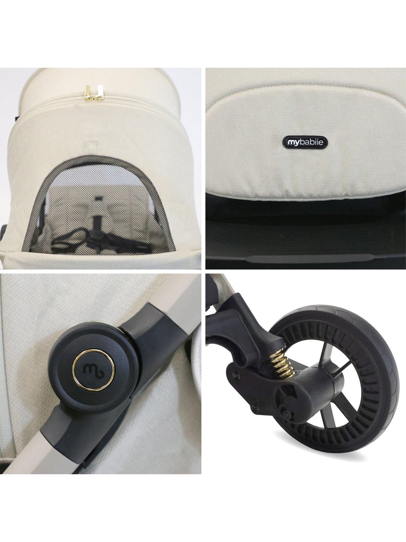 Image 5 of 8 of My Babiie MBX7 Ivory Compact Stroller