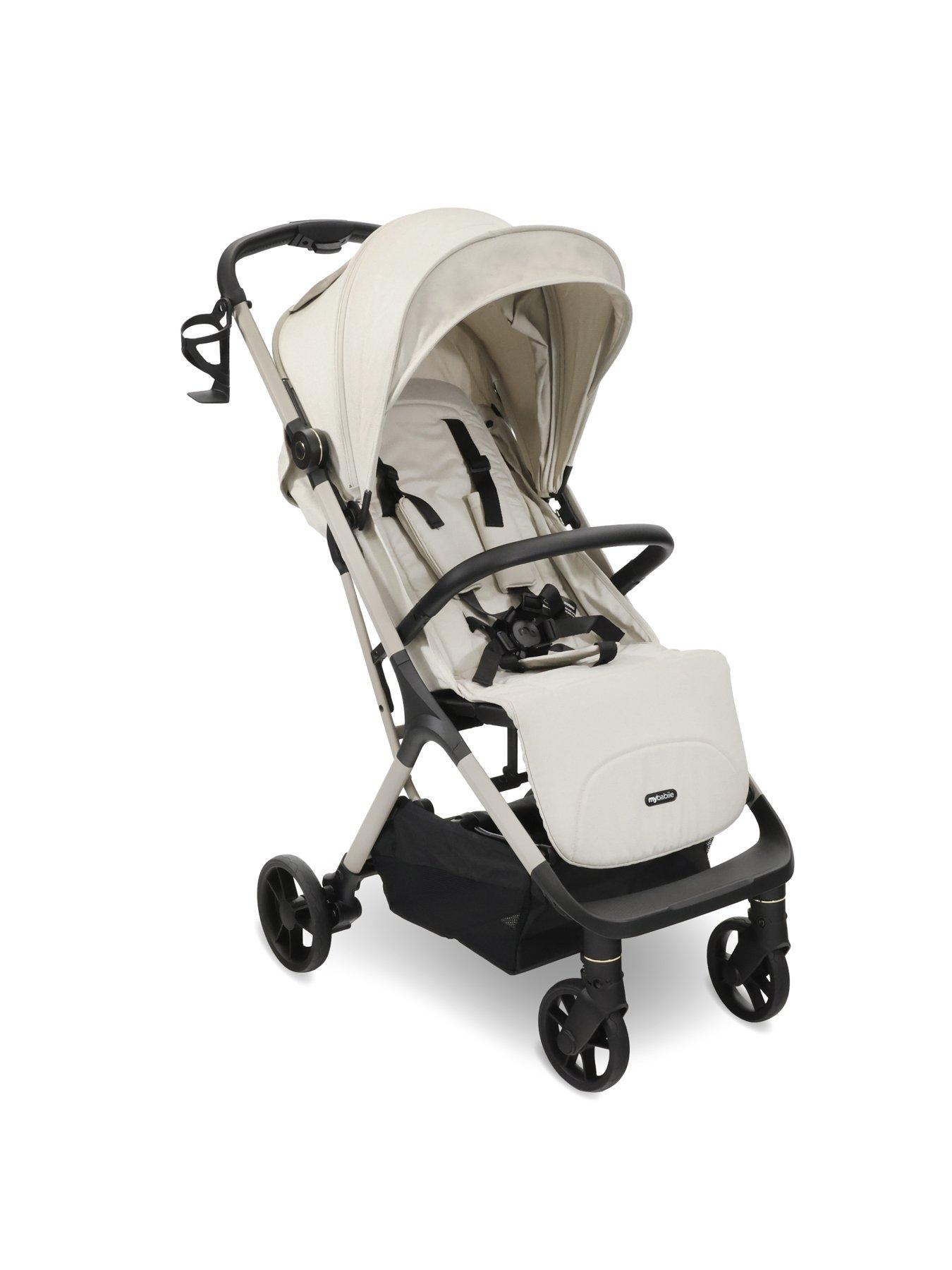 Image 6 of 8 of My Babiie MBX7 Ivory Compact Stroller