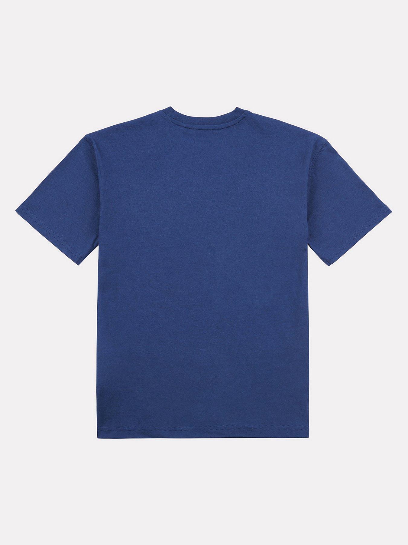 Image 3 of 5 of New Balance Junior Boys Jersey Small Logo Tee - Navy