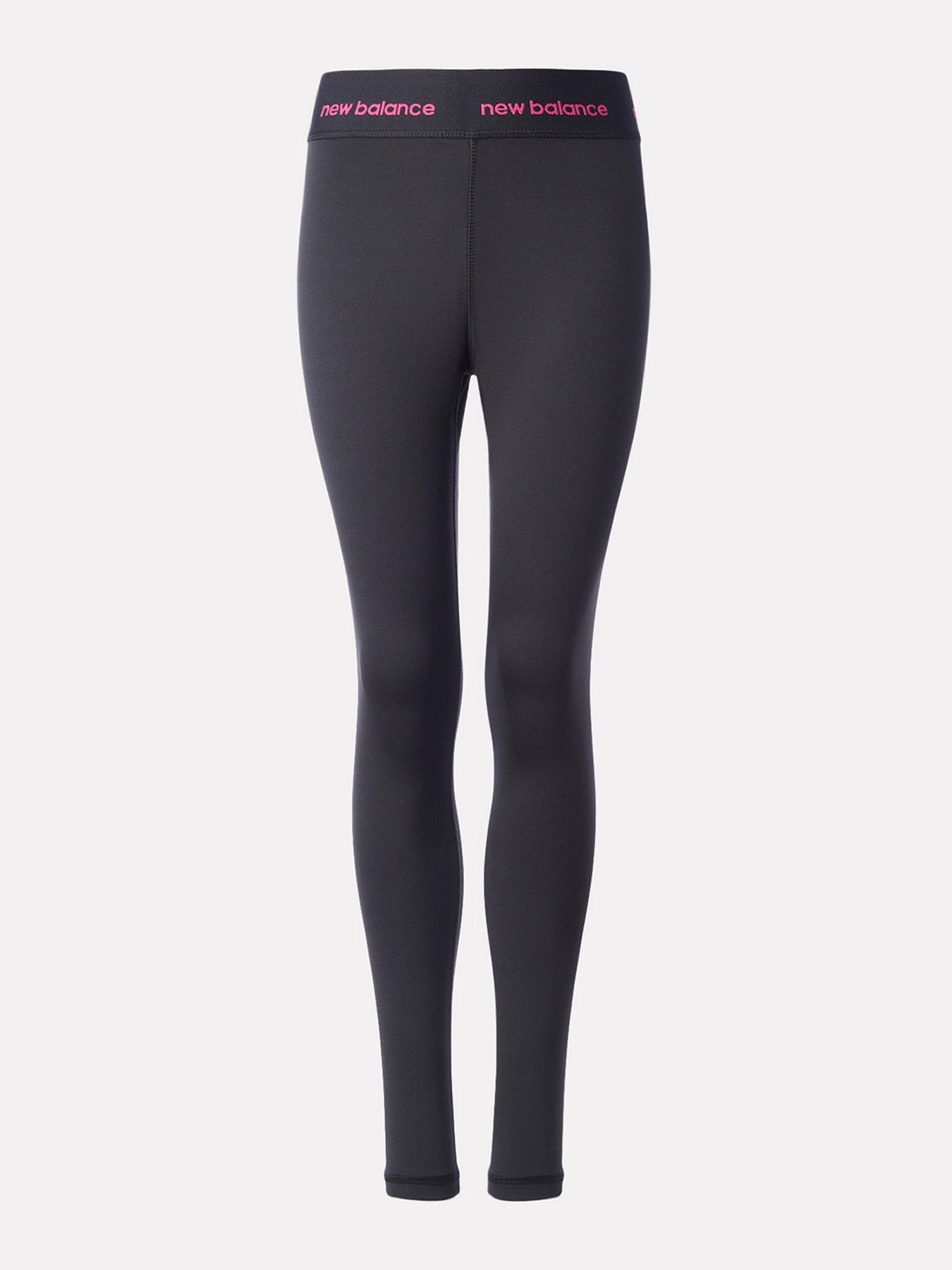 New Balance Junior Girls High Rise Legging - Black