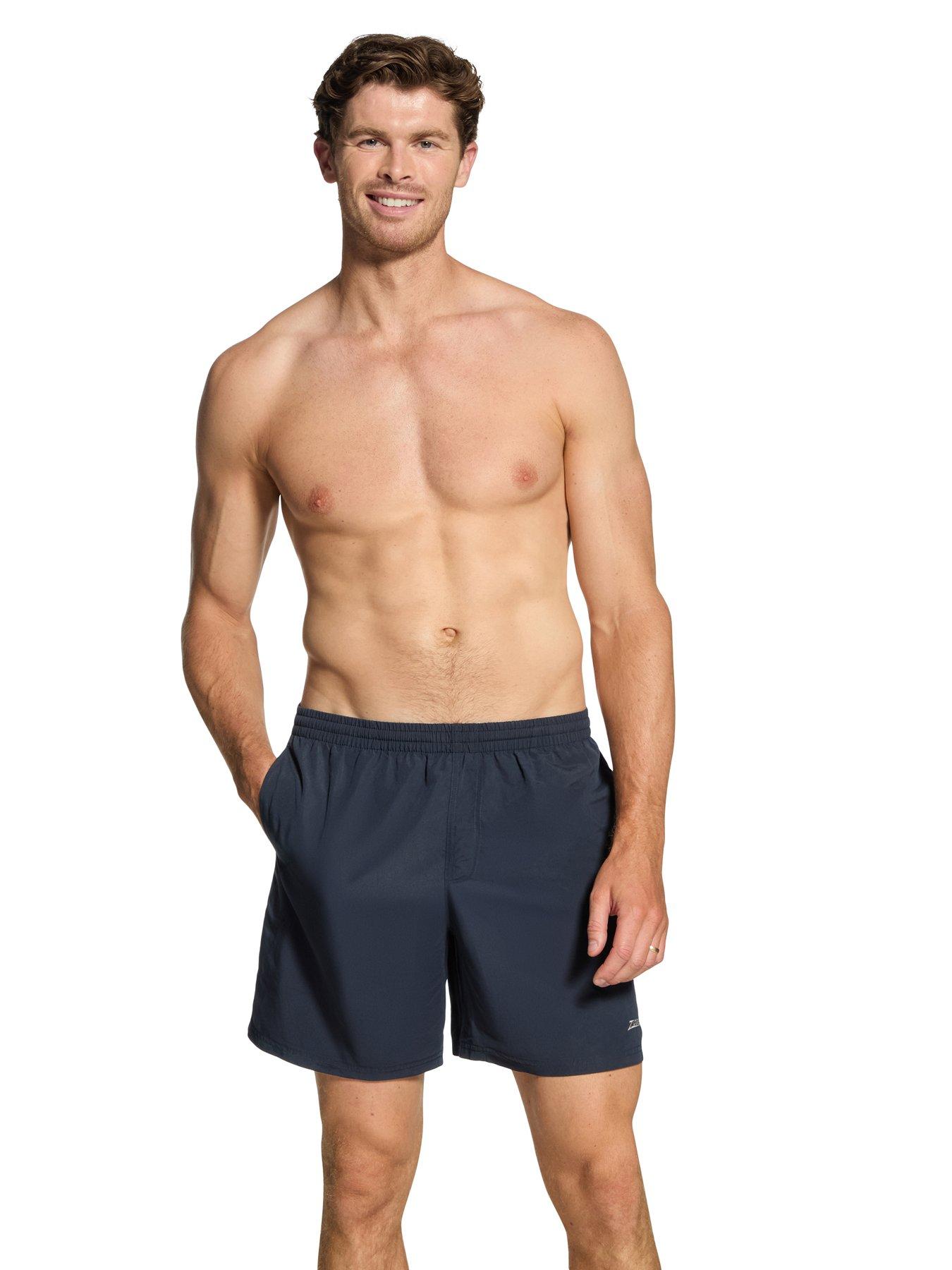 Zoggs Men's Essentials Penrith  17 Inch Shorts - Navy