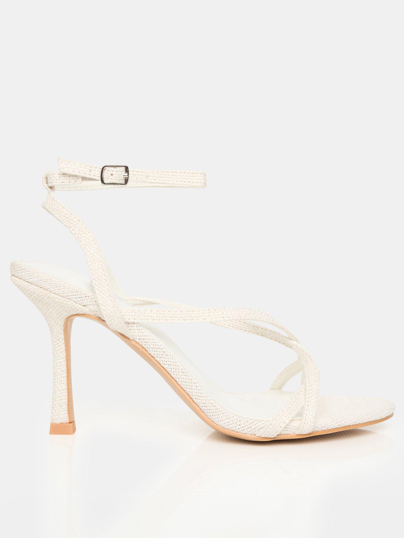 Image of Public Desire Oaklyn Strappy Sandal - Cream