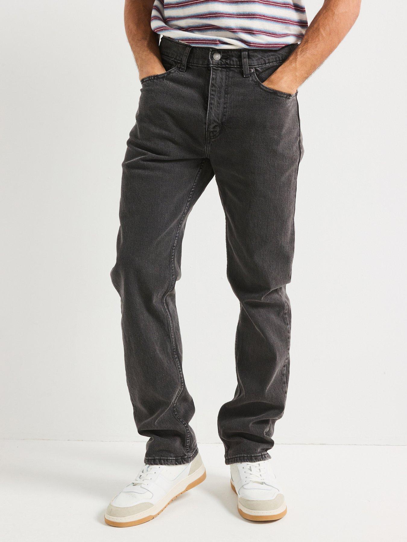 Image 4 of 6 of Levi's 505 Regular Fit Jeans - Fly On The Wall - Dark Grey