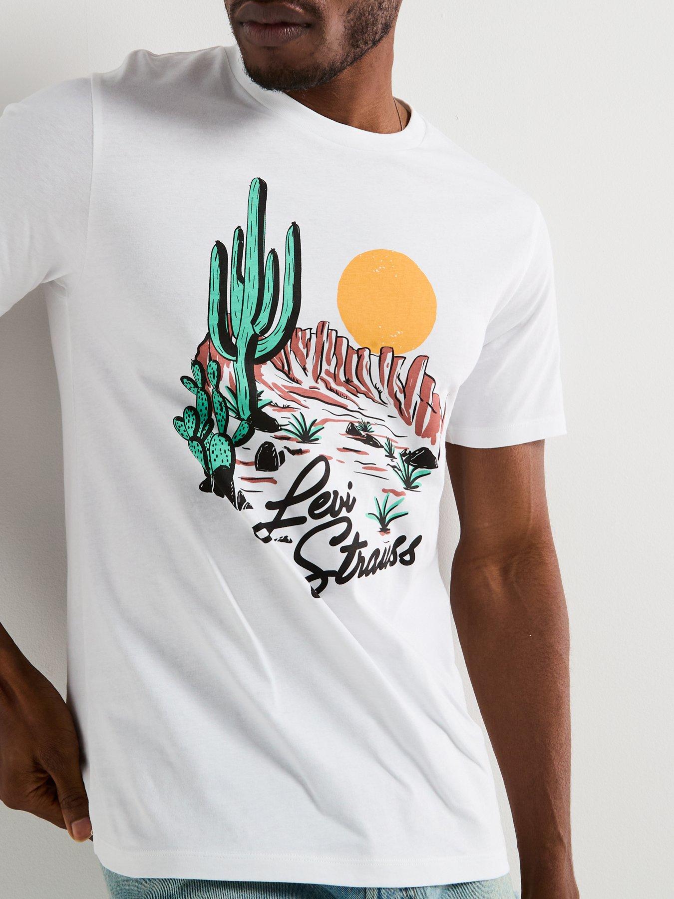 Image 6 of 6 of Levi's Levi's Western Graphic T-shirt- White