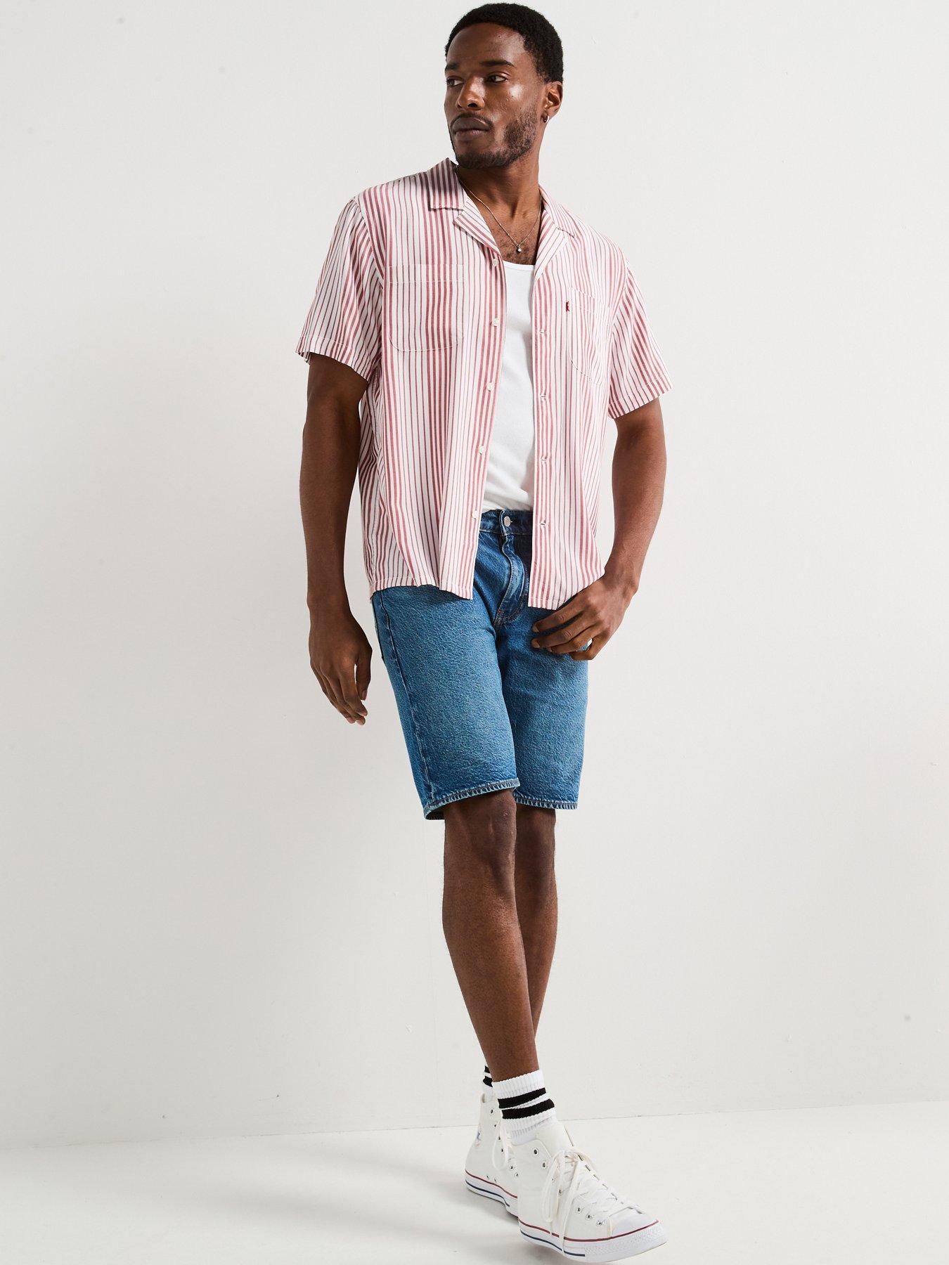Image 3 of 6 of Levi's Levi's 405 Standard Denim Shorts- Comeback Tour- Dark Blue