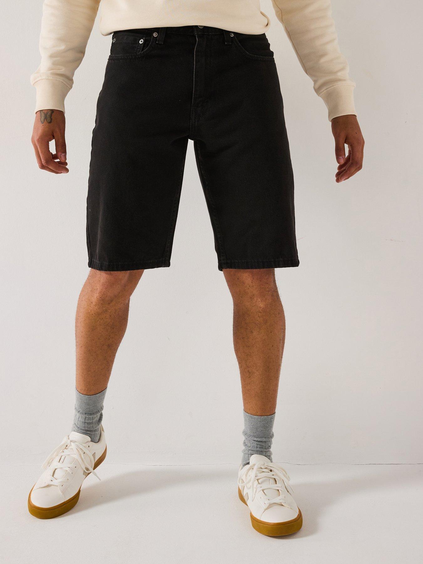levis-levis-469-loose-fit-denim-shorts--slow-walker--black
