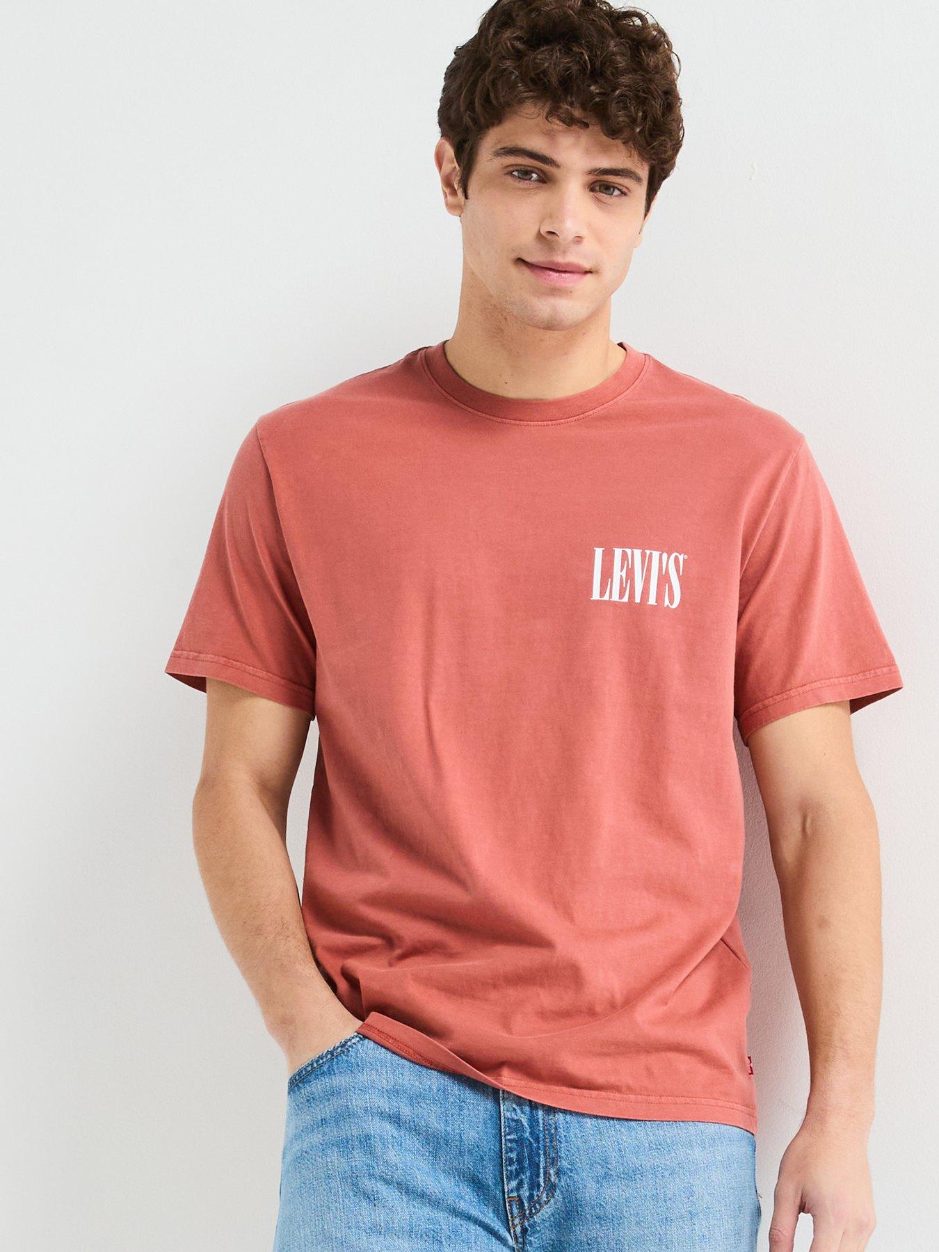 undefined Levi's Relaxed Fit Short Sleeve T-shirt- Red