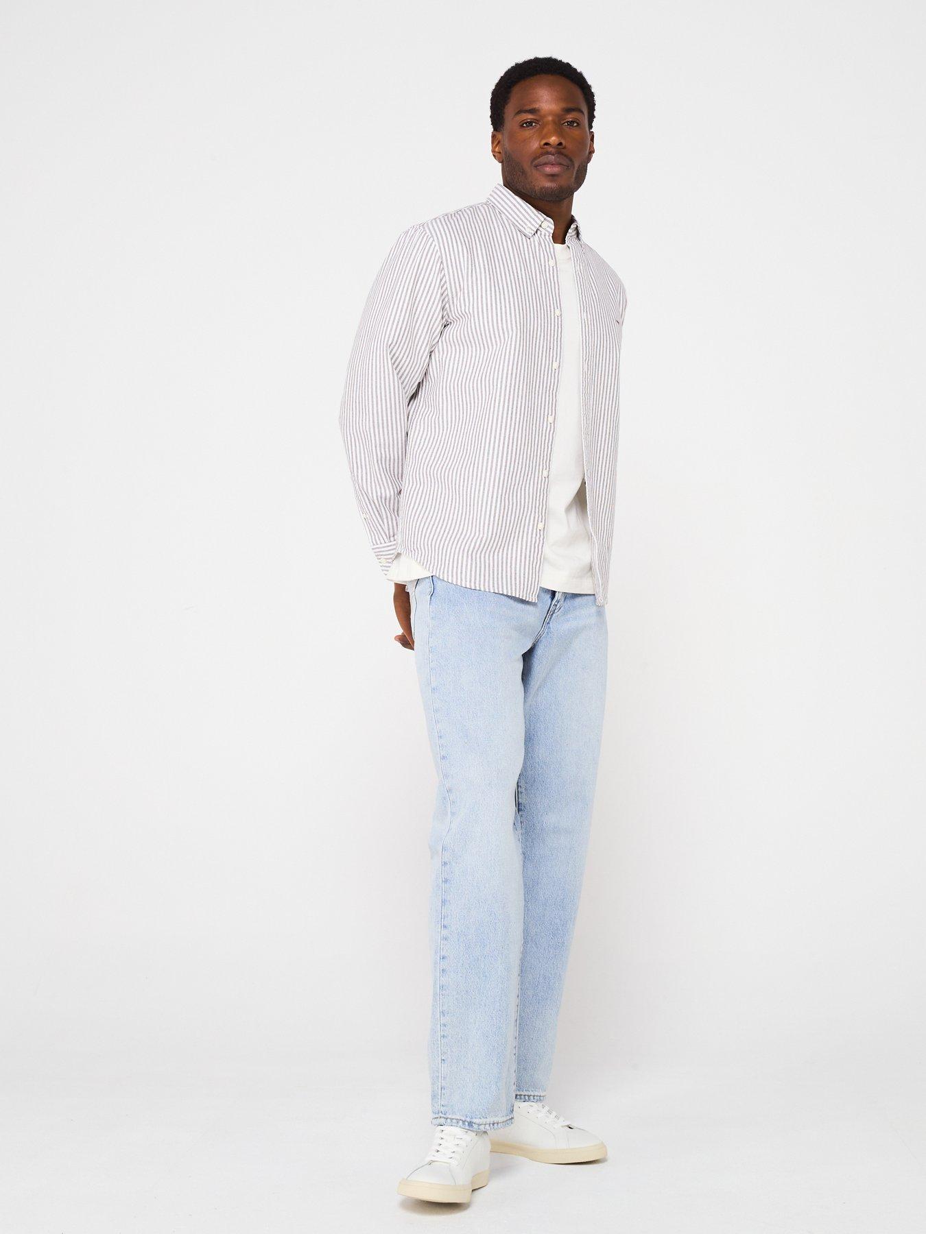 levis-authentic-button-down-long-sleeve-shirt--khakiback