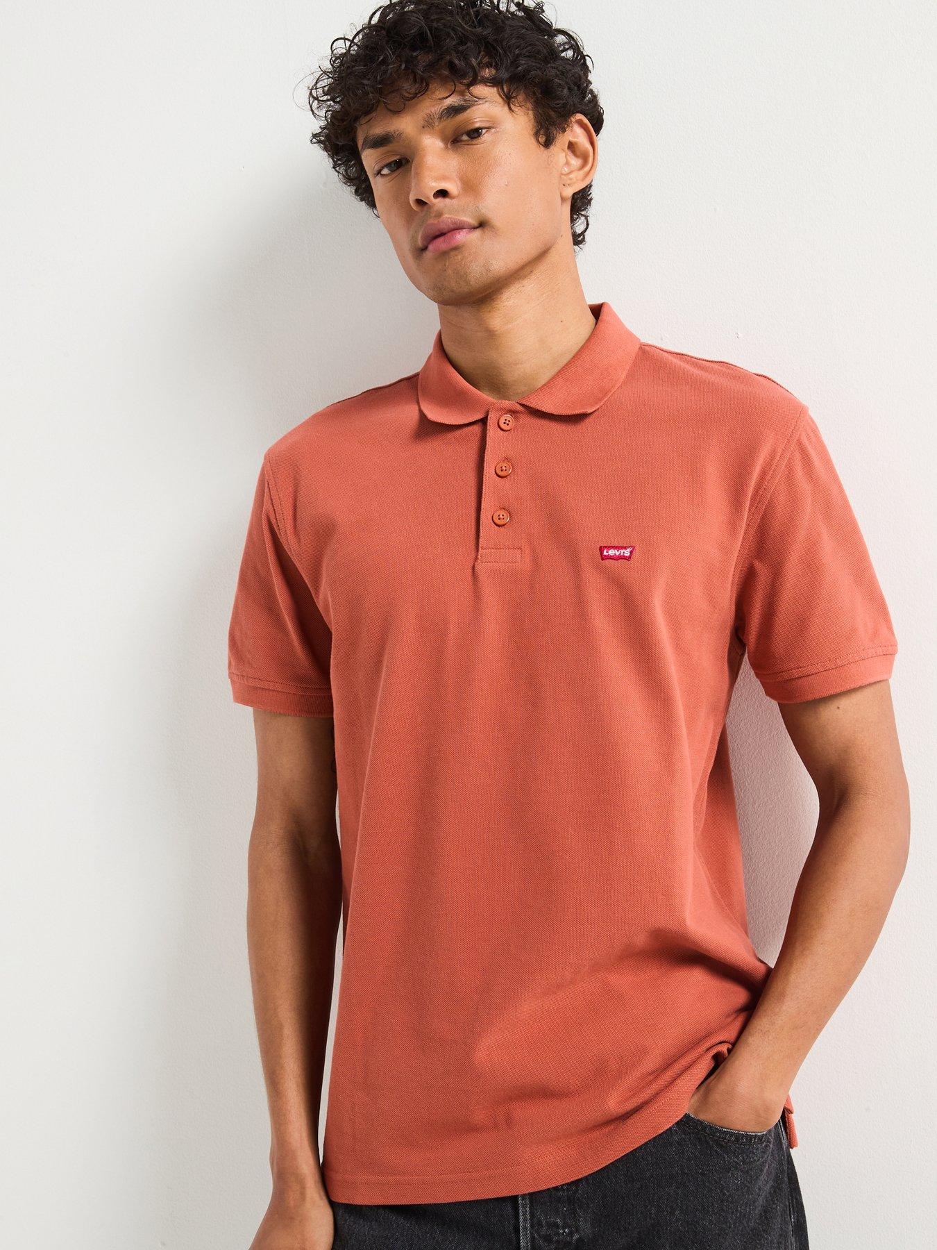 undefined Levi's Housemark Logo Polo Shirt- Red