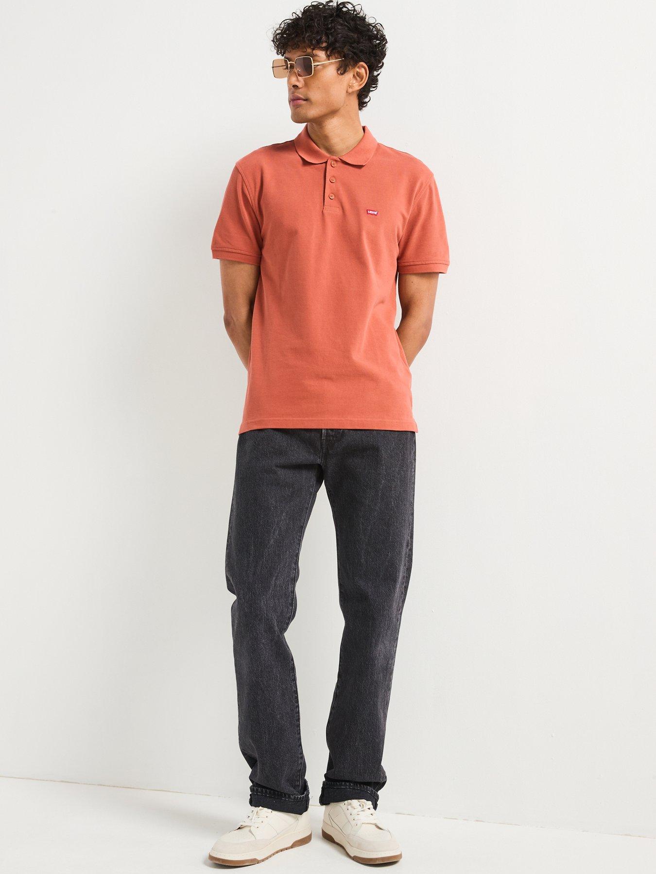 Image 3 of 6 of Levi's Levi's Housemark Logo Polo Shirt- Red