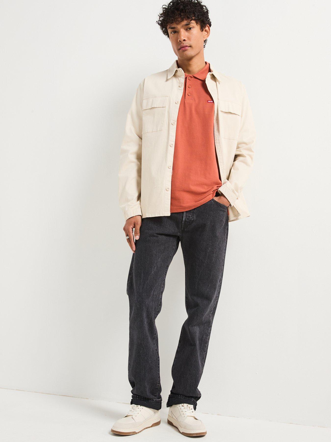 Image 6 of 6 of Levi's Levi's Housemark Logo Polo Shirt- Red