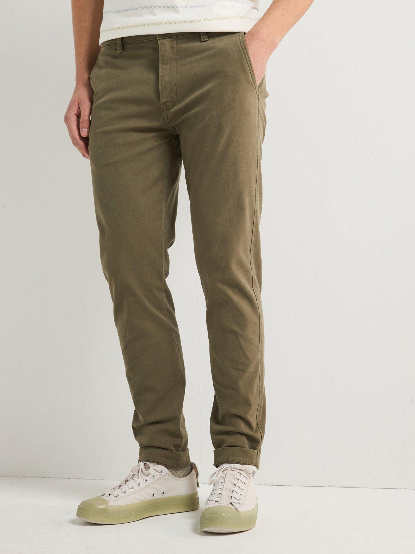 Image of Levi's XX II Slim Fit Chino Trousers - Khaki