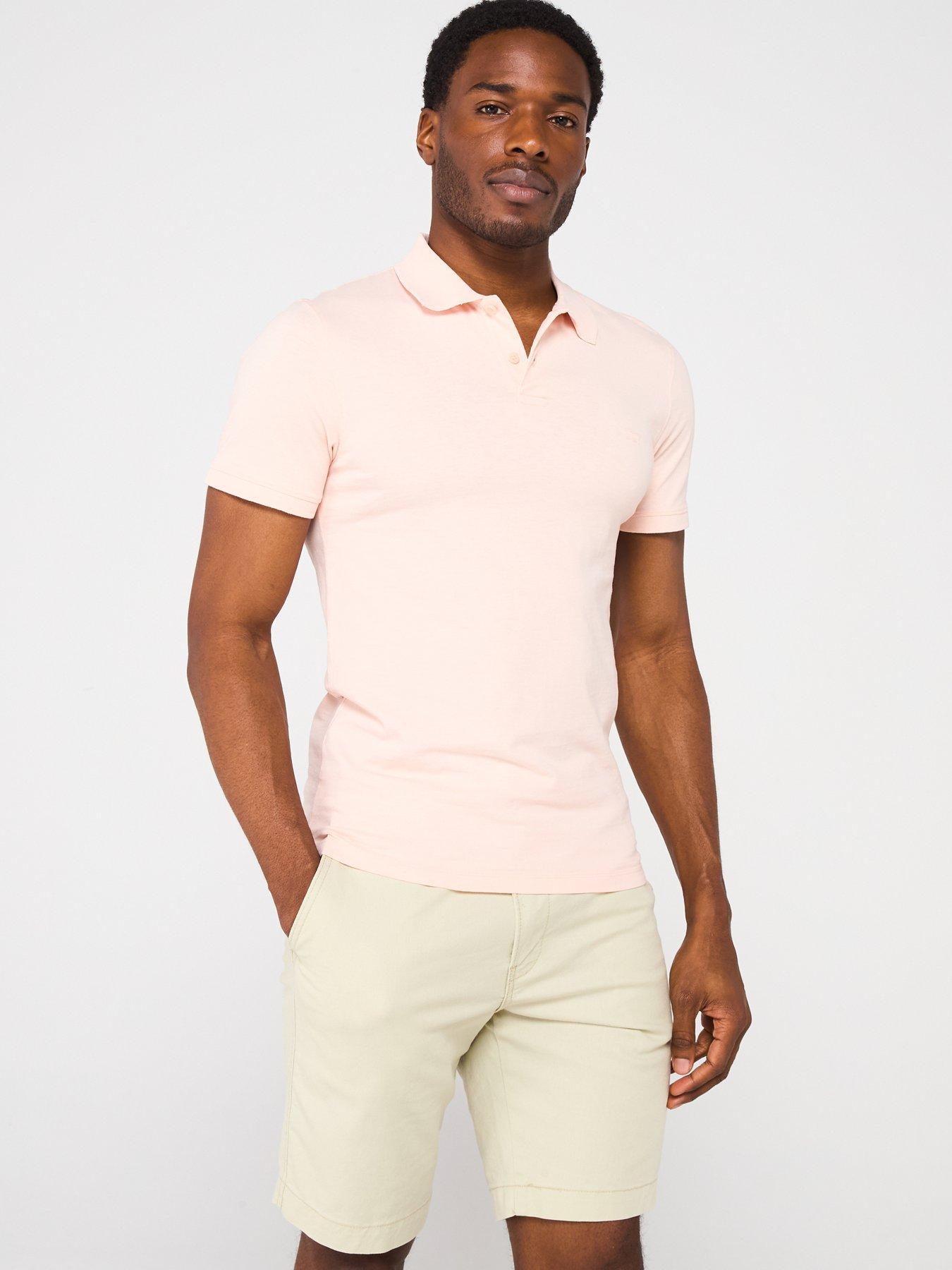 Levi's Slim Fit Housemark Polo Shirt - Natural