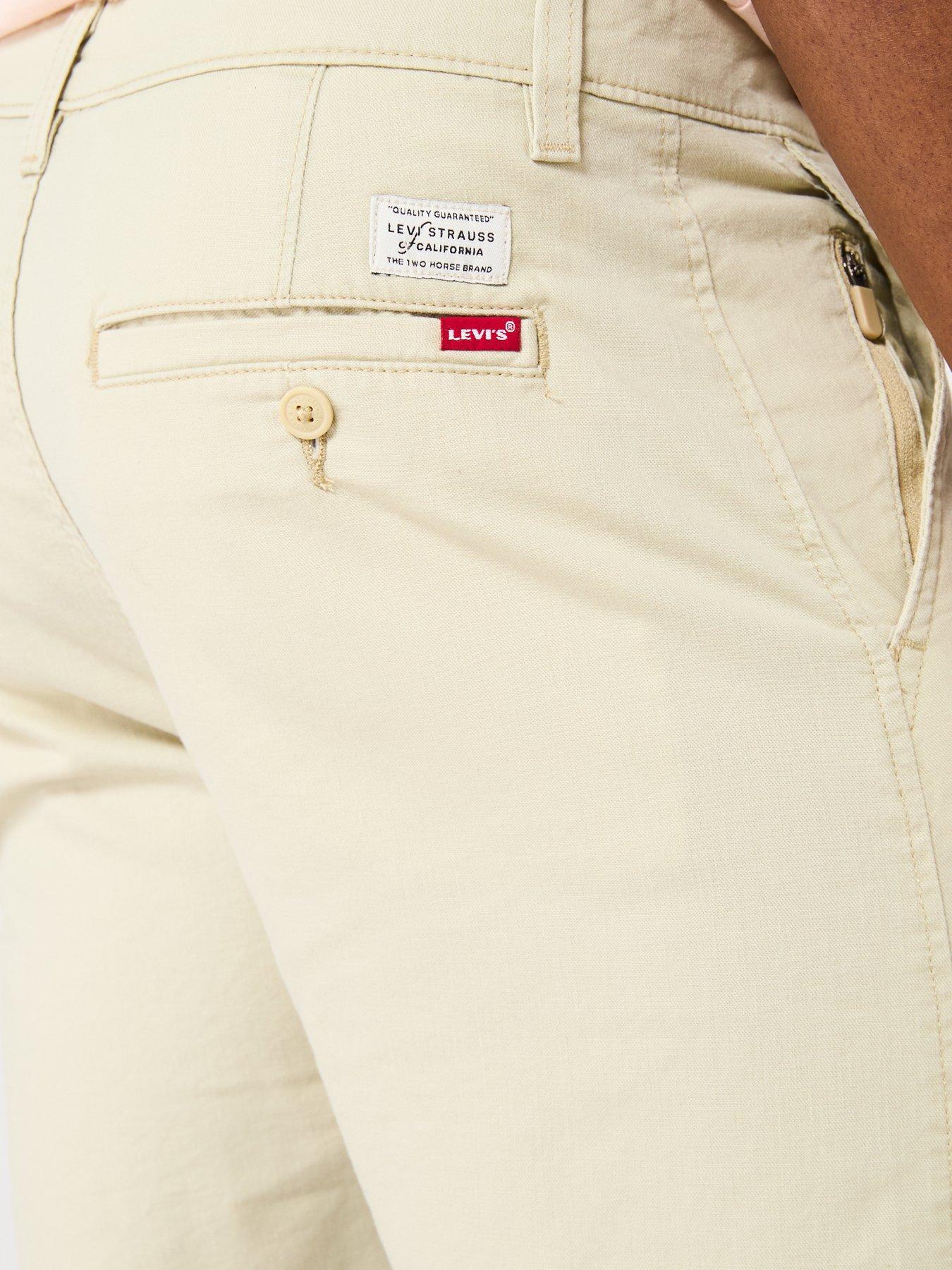 Image 4 of 5 of Levi's Levis Xx Chino Standard Cotton Linen Shorts- Beige