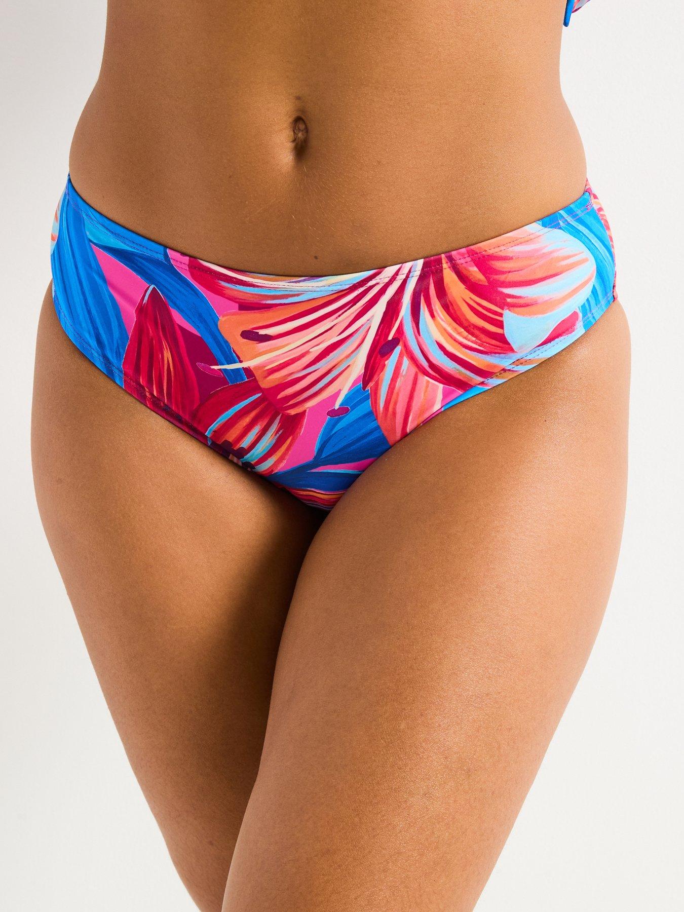 Image 1 of 5 of Everyday Mix &amp; Match Mid Rise Bikini Brief - Print