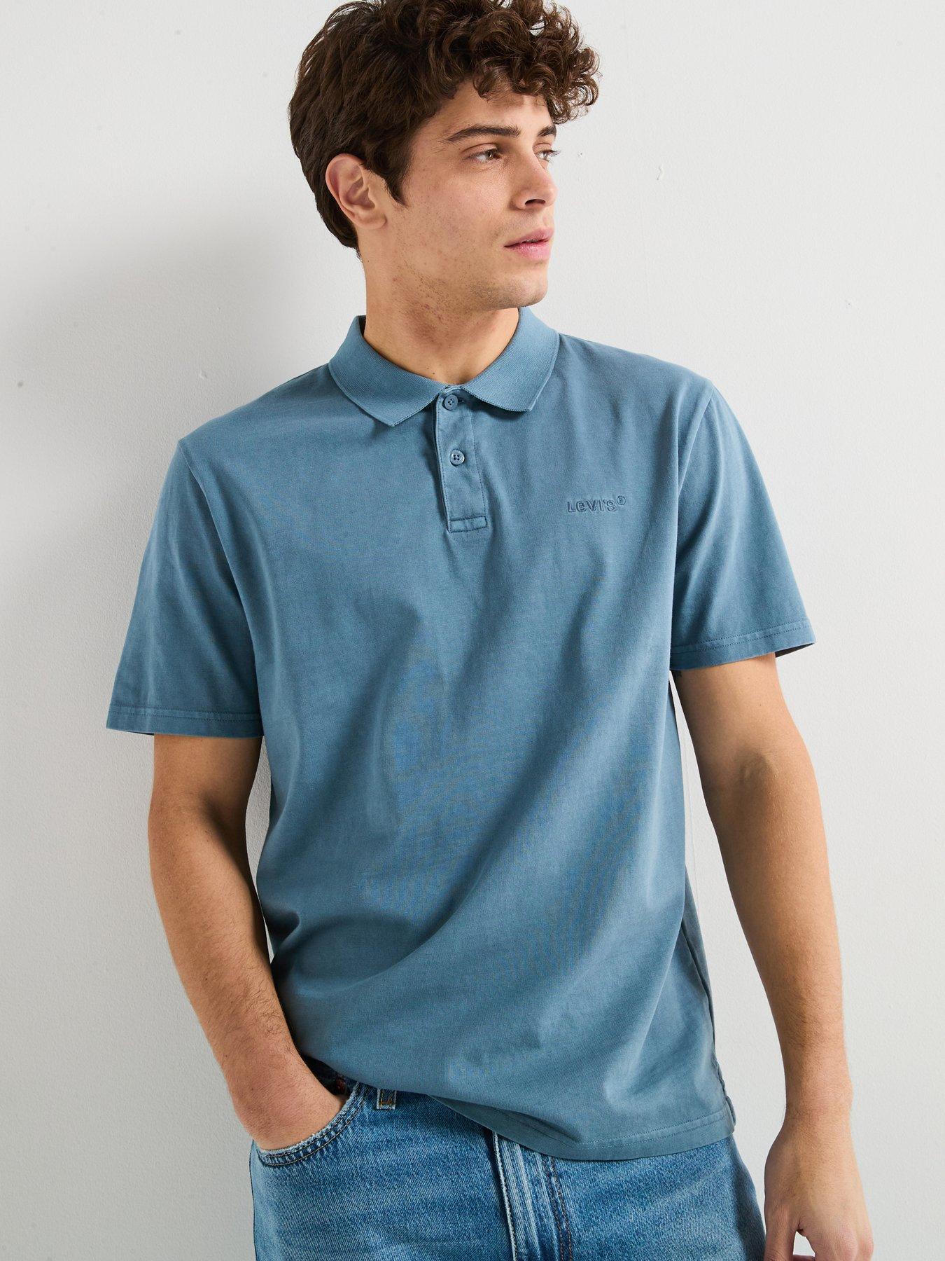 undefined Levi's Authentic Relaxed Fit Polo Shirt-blue