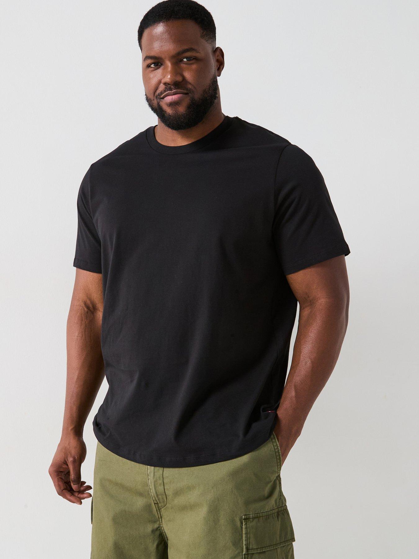 Image 2 of 5 of Levi's Levi's Big &amp; Tall 2 Pack T-shirt- Black