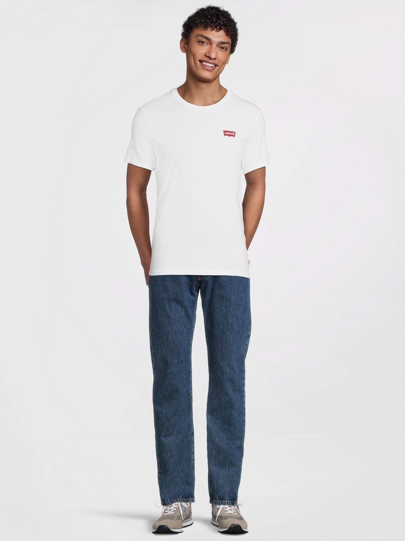 Image 4 of 6 of Levi's 2 Pack Short Sleeve T-Shirt- White
