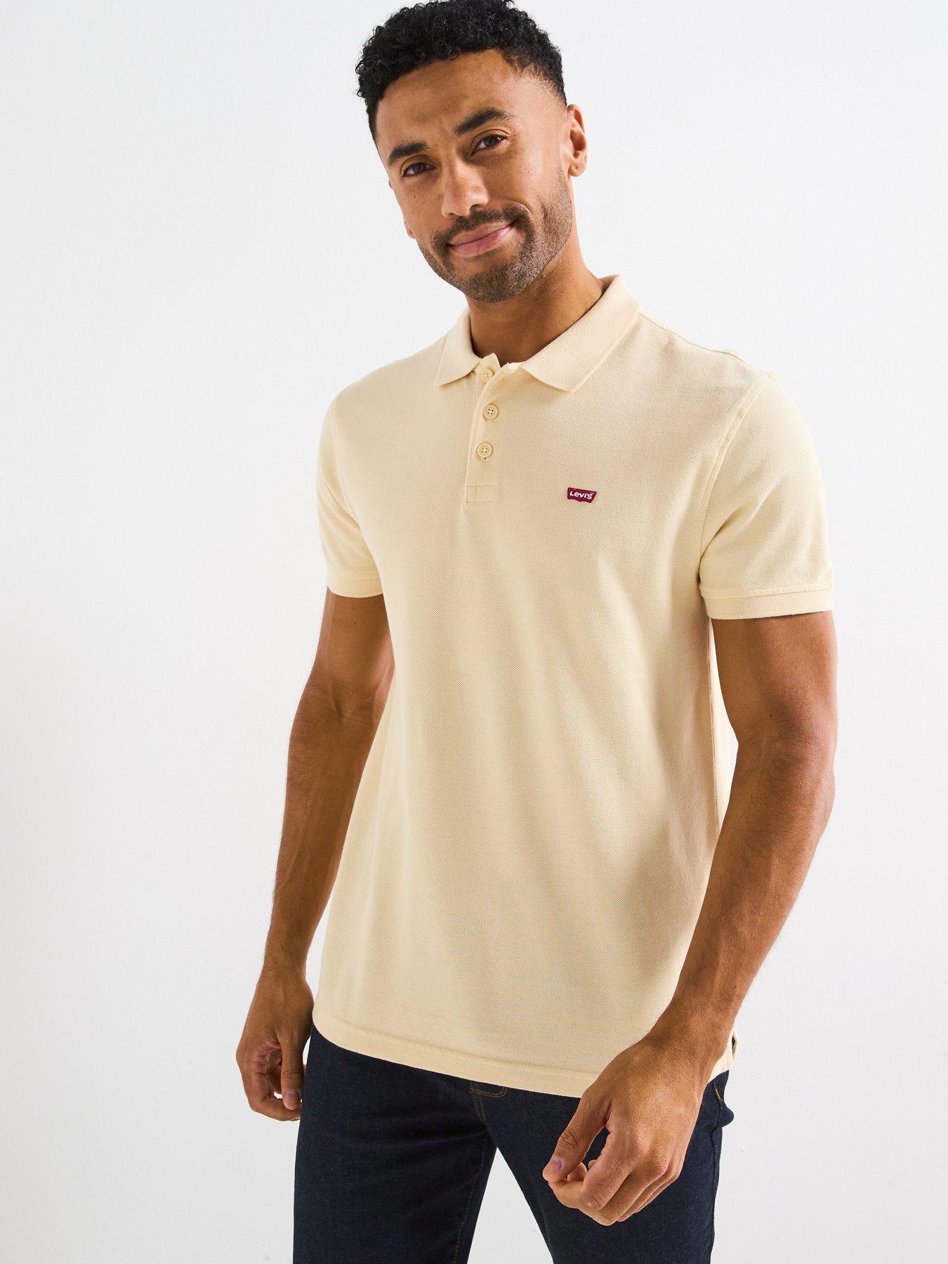 undefined Levis Housemark Polo Shirt- Beige
